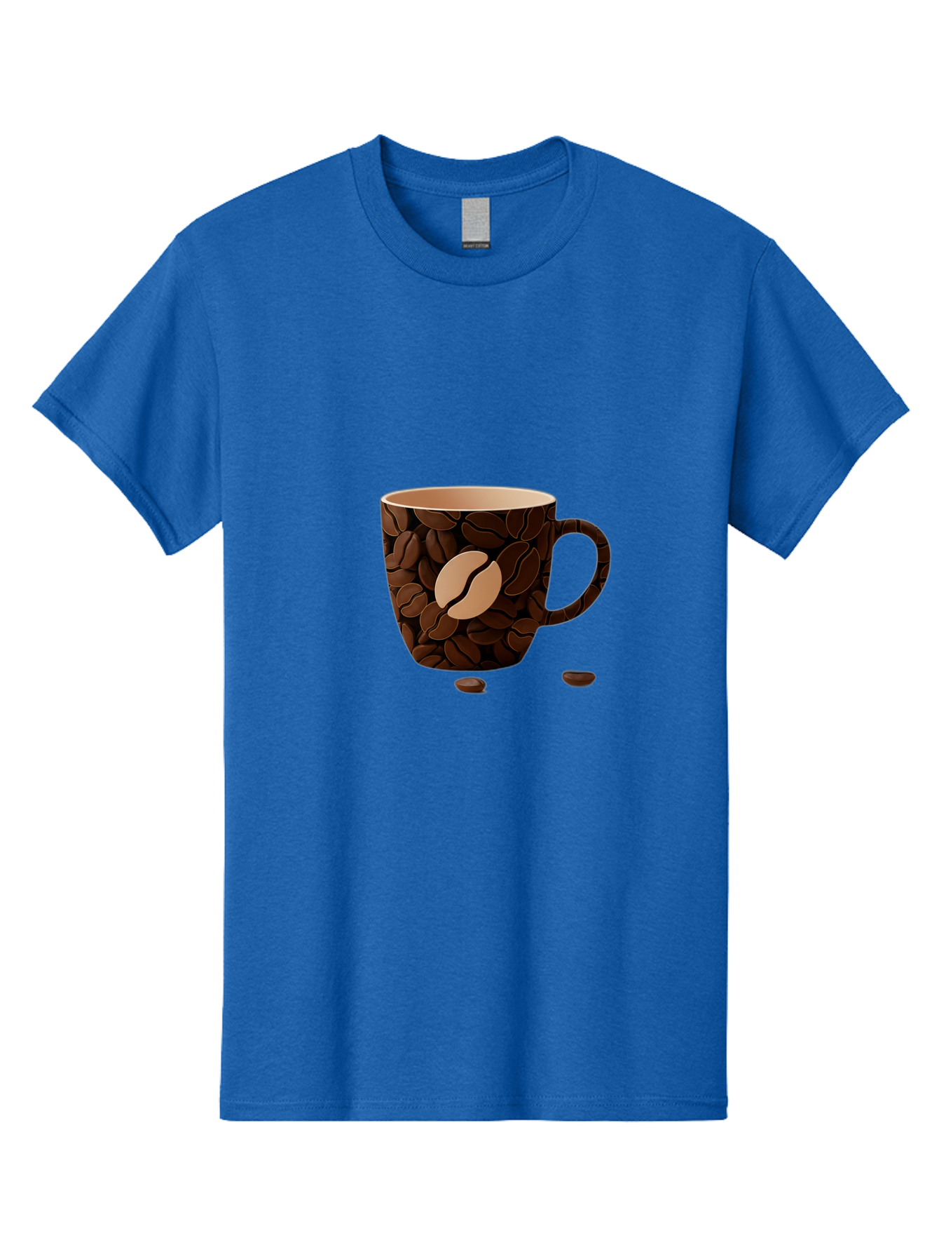 Coffee-Mug-1 Men'S Graphic Tee, 100% Cotton, Comfortable Casual Summer Wear, Machine Washable, Coffee Mug, Coffee Beans, Coffee Lover, Morning Coffee, Caffeine, Brew, Coffee Break, Coffee Cup, Bean Design Baa375