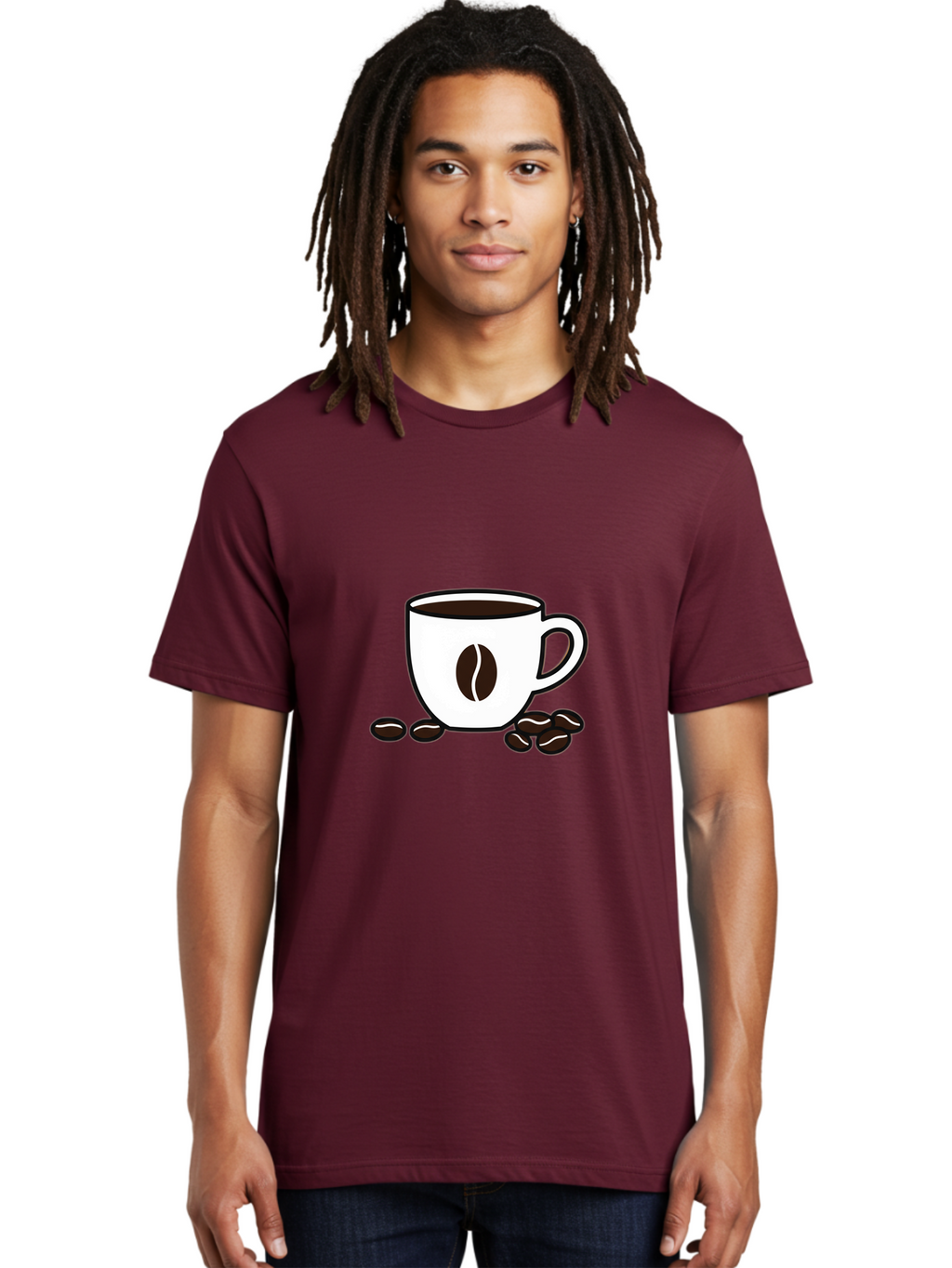 Coffee-Mug-2 Men'S Graphic Tee, 100% Cotton, Comfortable Casual Summer Wear, Machine Washable, Coffee Mug, Coffee Beans, Morning Coffee, Coffee Break, Caffeine Boost, Coffee Time, Coffee Lover, Coffee Art Baa376