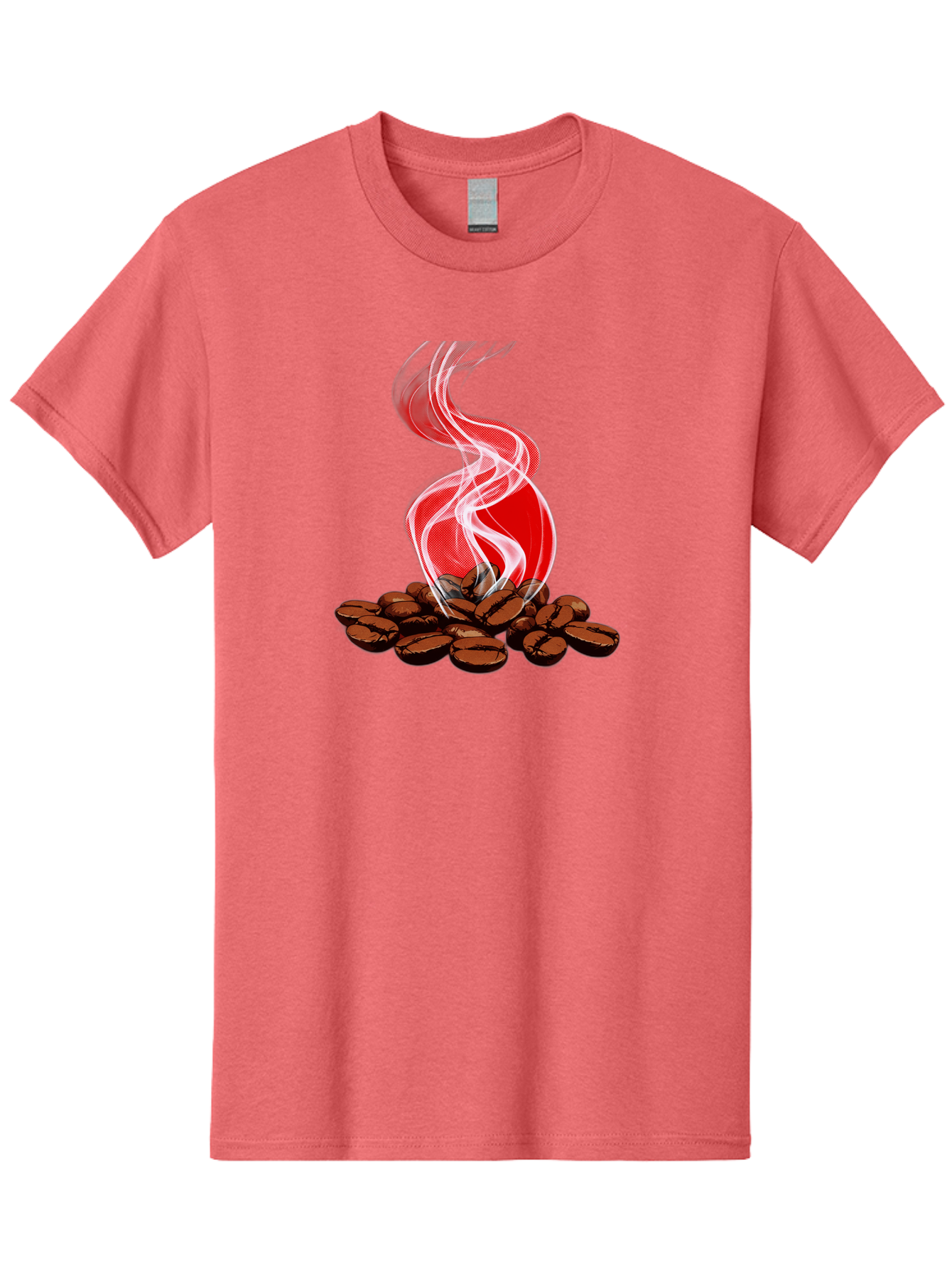 Coffee Men'S Graphic Tee, 100% Cotton, Comfortable Casual Summer Wear, Machine Washable, Coffee Beans, Roasted Coffee, Freshly Brewed Coffee, Steam Rising, Morning Coffee, Coffee Culture, Energy Boost, Morning Pick-Me-Up Baa381