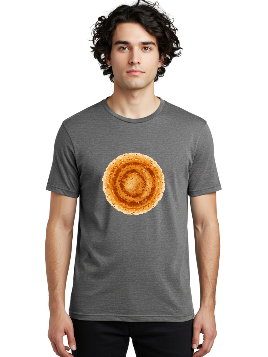 Dosa-1 Men'S Graphic Tee, 100% Cotton, Comfortable Casual Summer Wear, Machine Washable, Coffee Drink, Espresso-Style Beverage, Frothy Texture, Brown Color, Coffee Foam, Coffee Cup, Morning Coffee Baa532