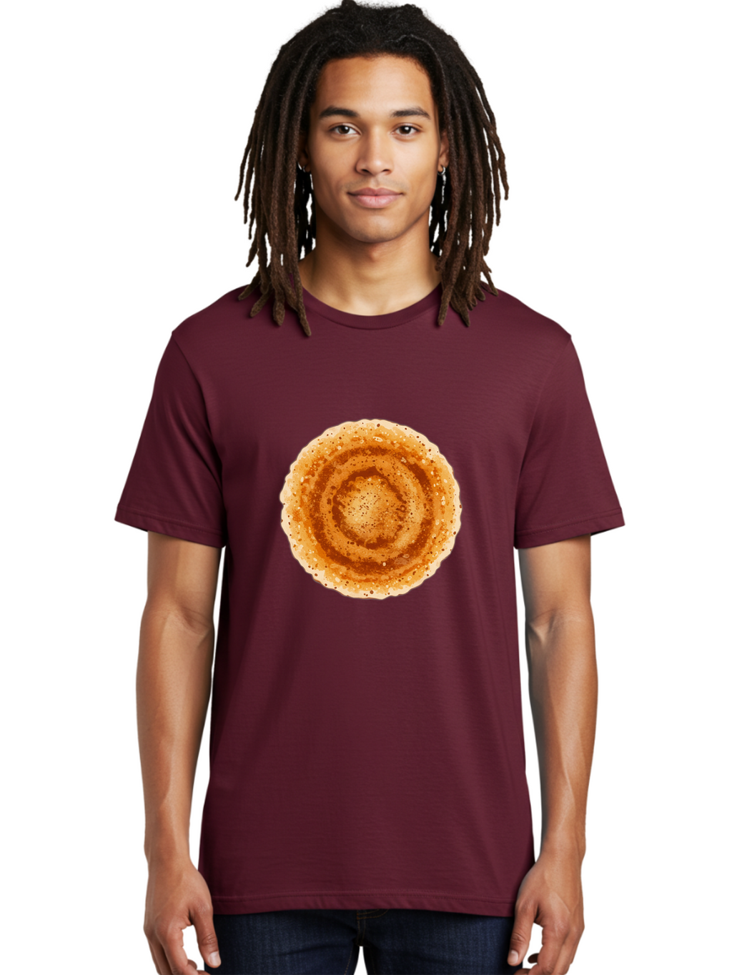 Dosa-1 Men'S Graphic Tee, 100% Cotton, Comfortable Casual Summer Wear, Machine Washable, Coffee Drink, Espresso-Style Beverage, Frothy Texture, Brown Color, Coffee Foam, Coffee Cup, Morning Coffee Baa532