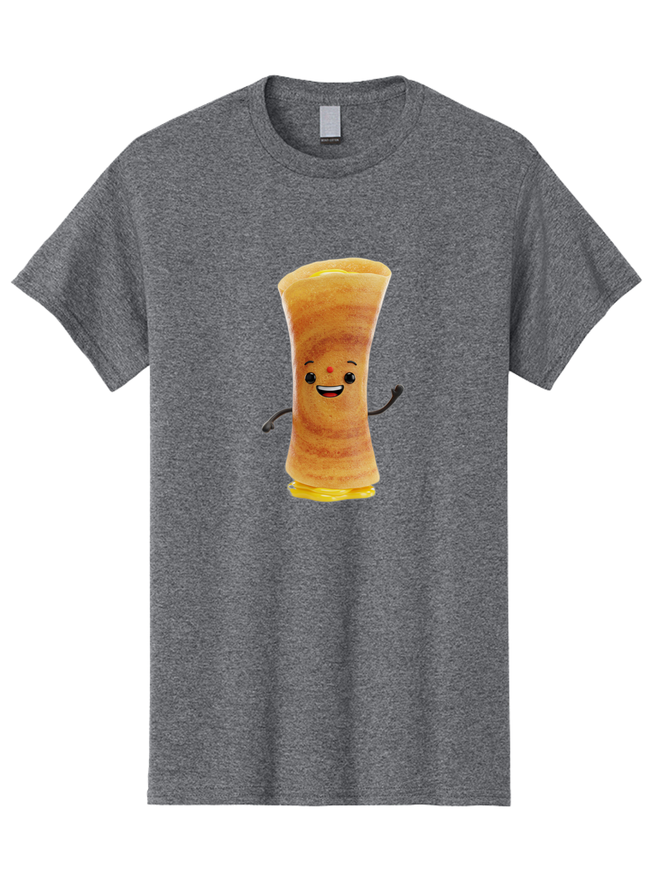 Dosa-Baby Men'S Graphic Tee, 100% Cotton, Comfortable Casual Summer Wear, Machine Washable, Indian Dessert, Jalebi Character, Cartoon Jalebi, Indian Sweet, Orange Treat, Smiling Jalebi, Crispy Dessert, Festive Food, Sweet Delight, Happy Food Baa537