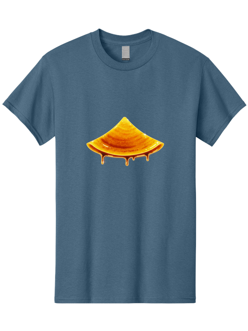 Dripping-Dosa Men'S Graphic Tee, 100% Cotton, Comfortable Casual Summer Wear, Machine Washable, Honeycomb Dripping With Honey, Sweet Treats, Golden Nectar, Honey In Honeycomb, Sticky Honey, Honeycomb Texture, Honeycomb Pattern Baa564