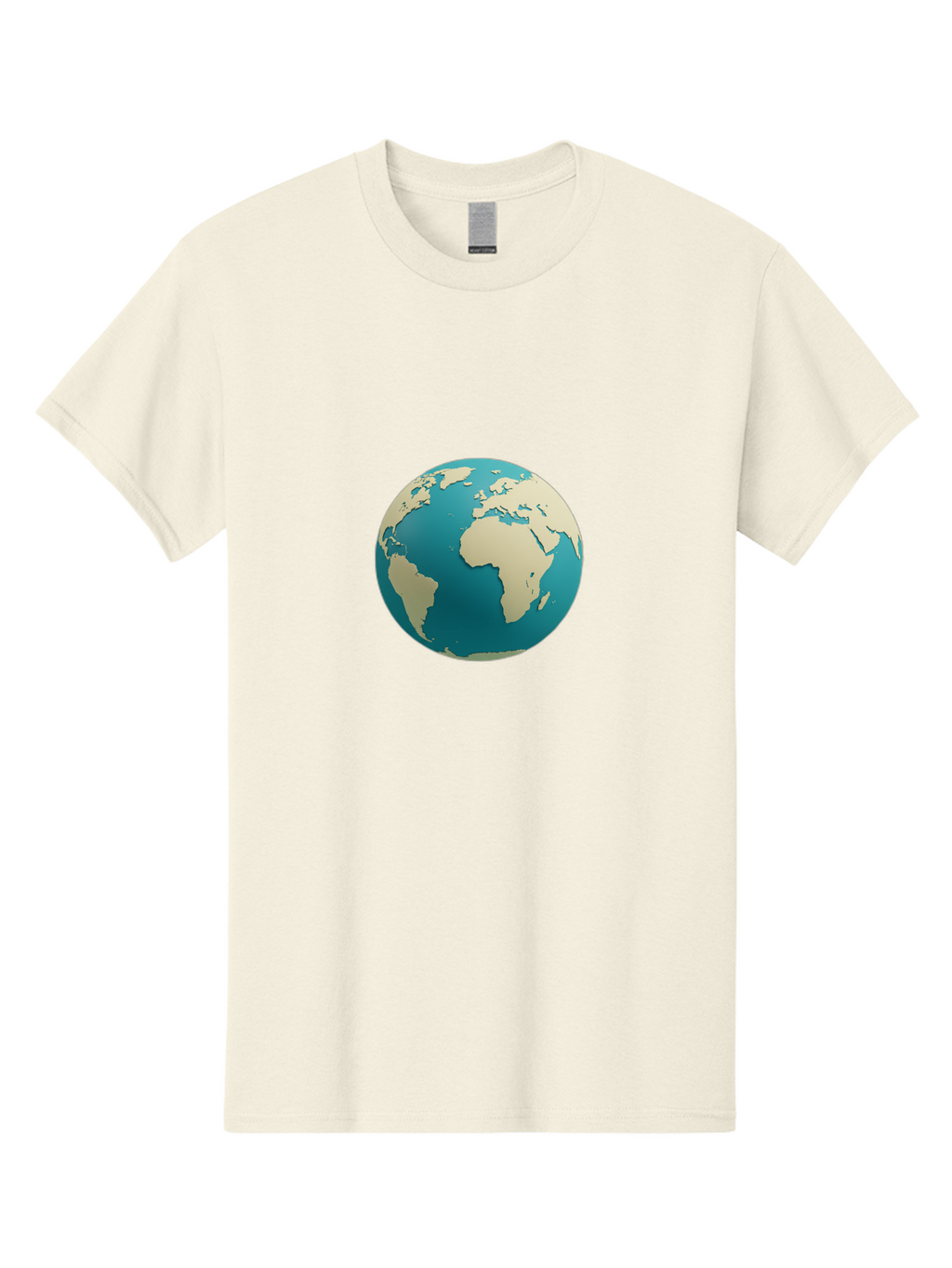 Globe-2 Men'S Graphic Tee, 100% Cotton, Comfortable Casual Summer Wear, Machine Washable, Globe, World Map, Earth, Global Perspective, International, 3D Illustration, Africa, South America, Digital Graphics, Global Unity, Worldview, Baa742