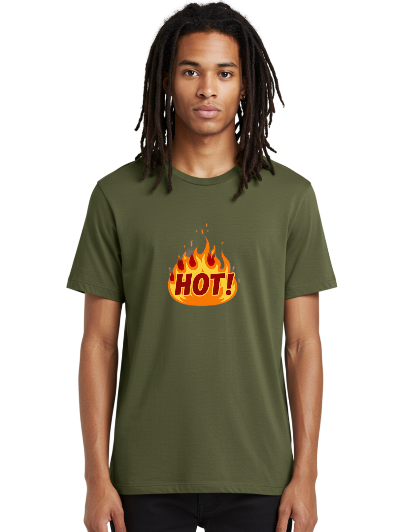 Hot-9 Men'S Graphic Tee, 100% Cotton, Comfortable Casual Summer Wear, Machine Washable, Fire Flames, Hot Deal, Burning Passion, Fiery Energy, Bold Graphics, Intense Design, Hot!, Burning Text Baa808