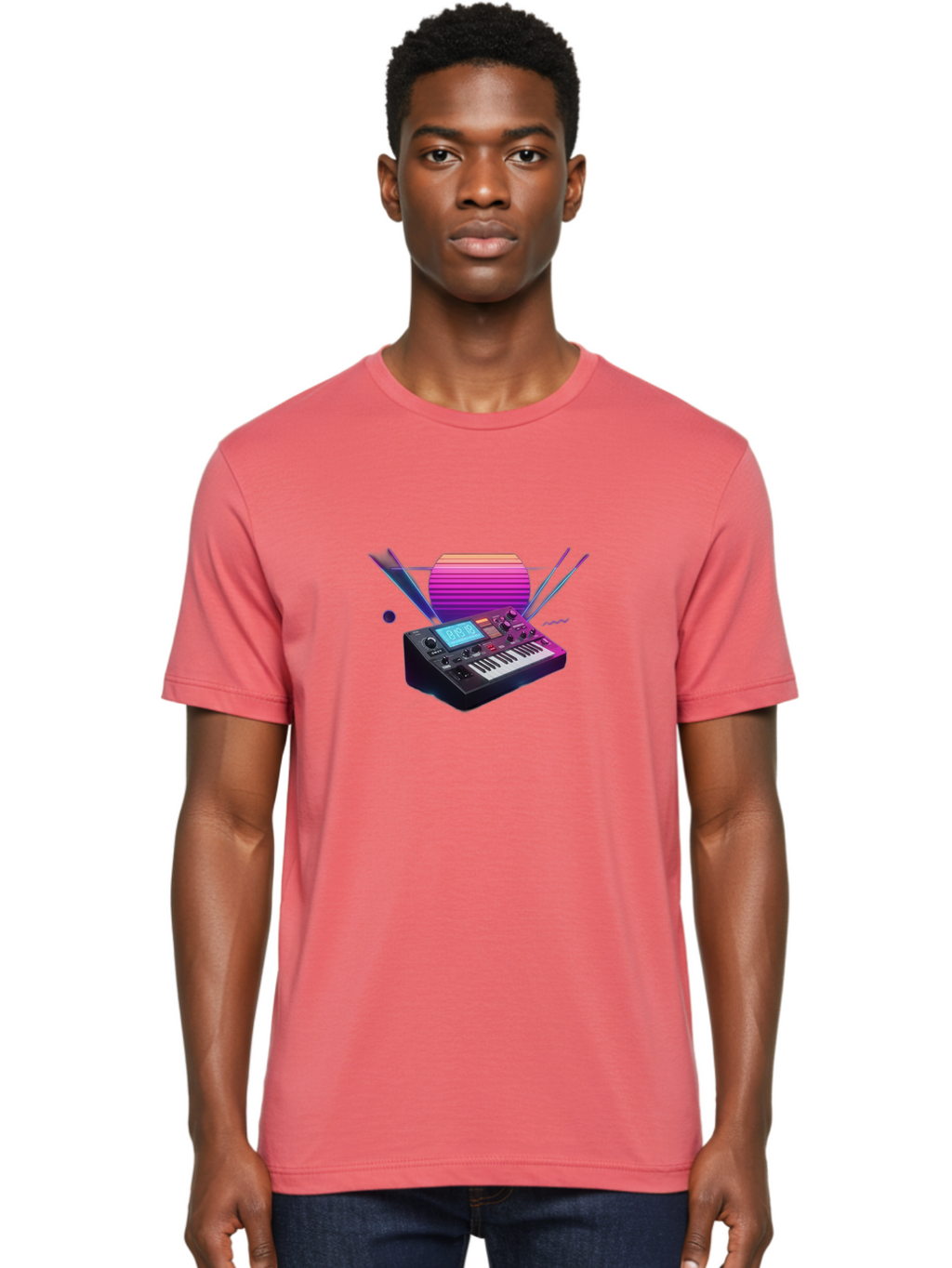 Korg-Minilogue Men'S Graphic Tee, 100% Cotton, Comfortable Casual Summer Wear, Machine Washable, Korg Minilogue Synthesizer, Music Production, Sound Design, Audio Equipment, Electronic Music, Synth, Musical Instrument, Music Gear, Baa907