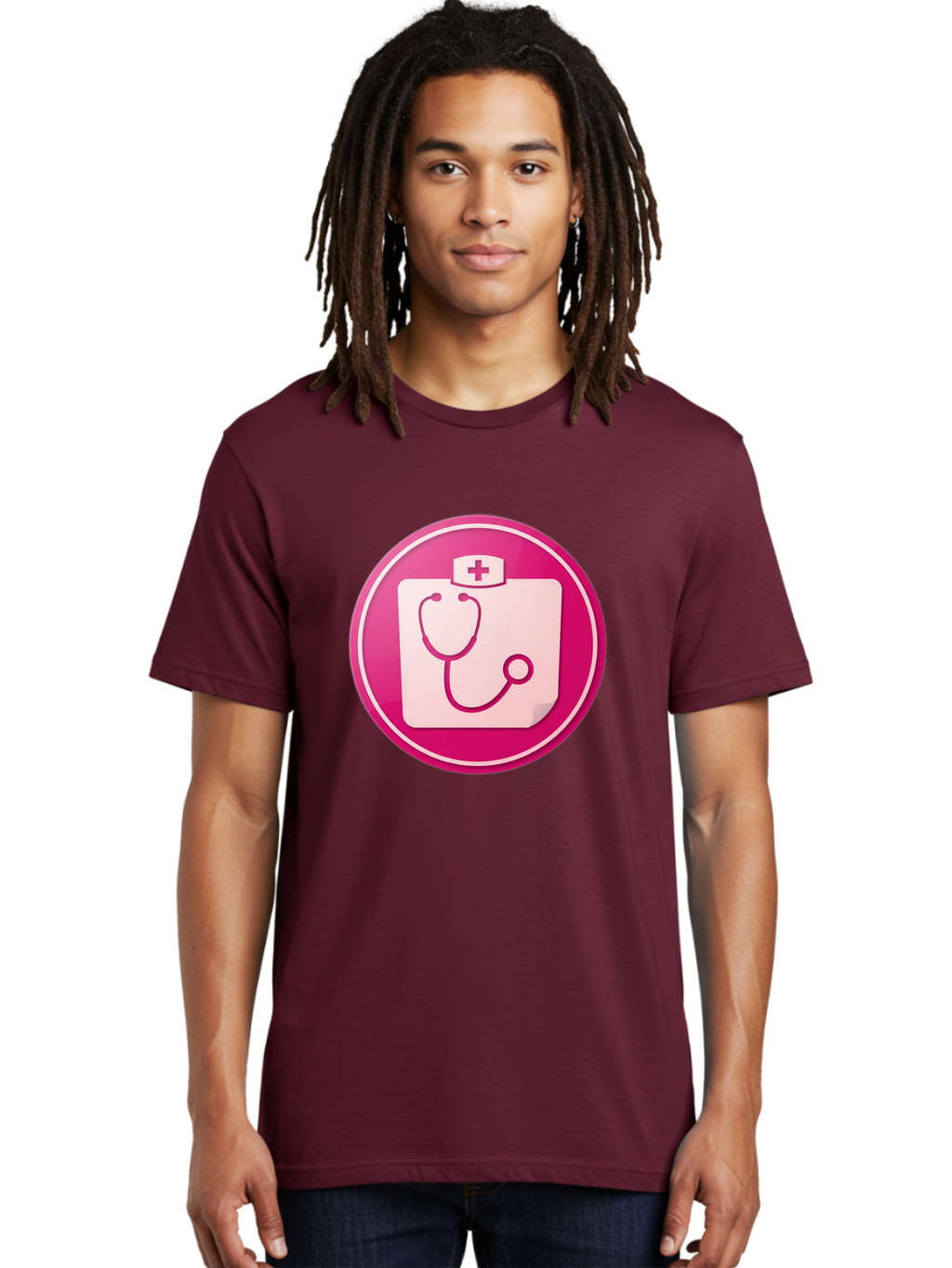 Medical-File Men'S Graphic Tee, 100% Cotton, Comfortable Casual Summer Wear, Machine Washable, Medical Symbol, Health Care Icon, Medical Cross, Doctor'S Emblem, Stethoscope Illustration, Medical Logo, Healthcare Symbol Baa994