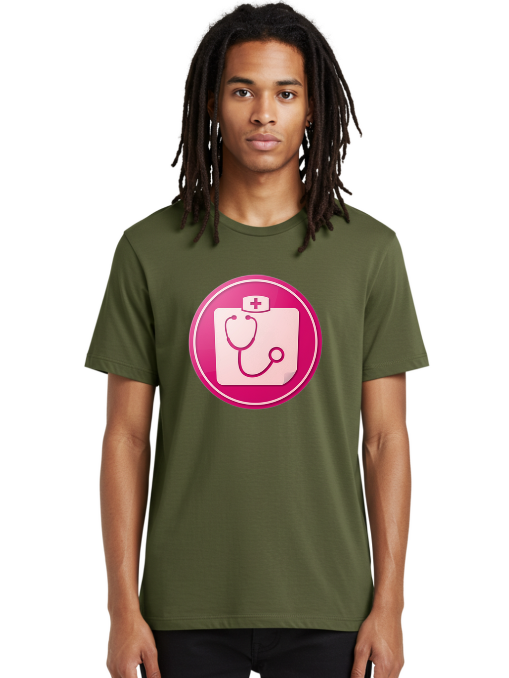 Medical-File Men'S Graphic Tee, 100% Cotton, Comfortable Casual Summer Wear, Machine Washable, Medical Symbol, Health Care Icon, Medical Cross, Doctor'S Emblem, Stethoscope Illustration, Medical Logo, Healthcare Symbol Baa994