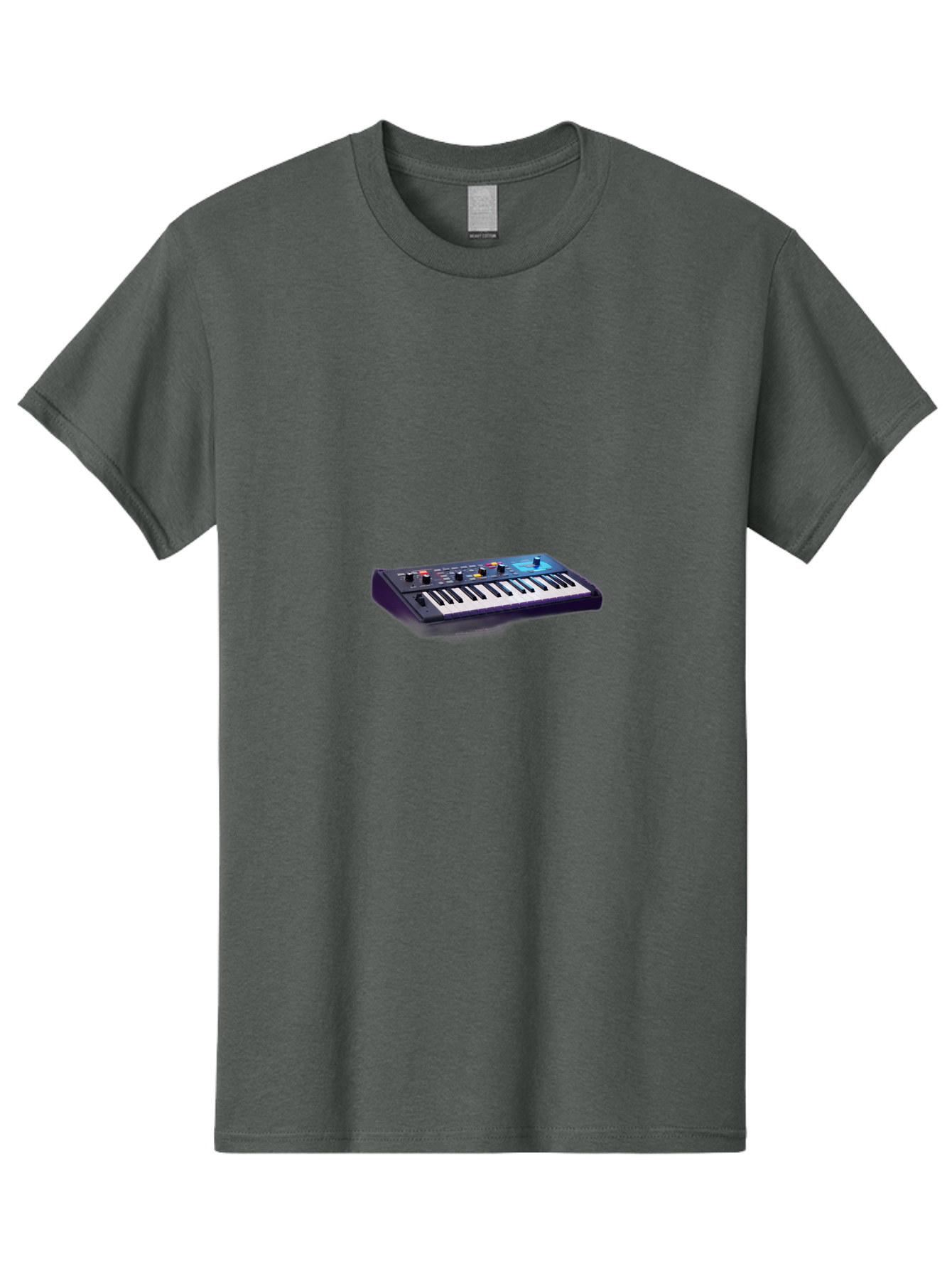 Midi-Keyboard-Controller Men'S Graphic Tee, 100% Cotton, Comfortable Casual Summer Wear, Machine Washable, Midi Keyboard, Music Production, Electronic Music, Synthesizer, Sound Design, Music Equipment, Audio Interface, Studio Gear Bab006