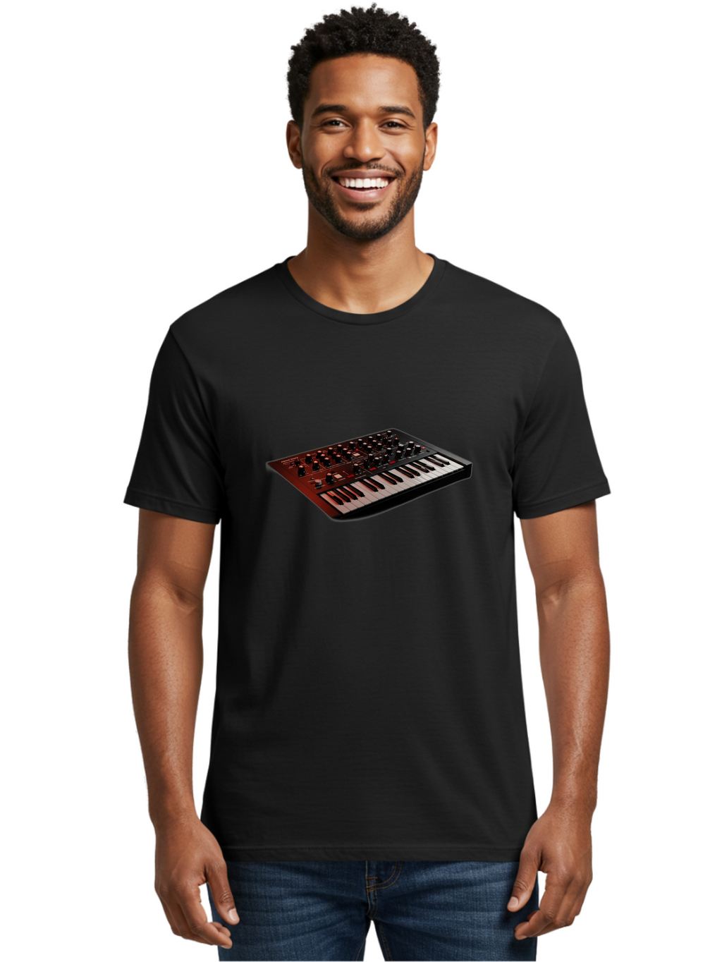Moog-Subsequent-37 Men'S Graphic Tee, 100% Cotton, Comfortable Casual Summer Wear, Machine Washable, Moog Synthesizer, Musical Instrument, Electronic Music Equipment, Sound Production, Music Technology, Studio Gear, Analog Synthesizer, Bab020