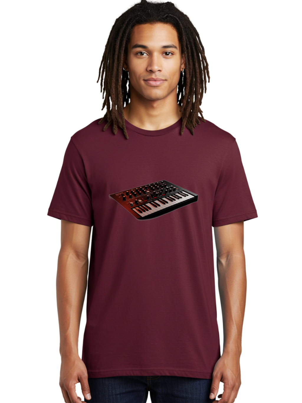 Moog-Subsequent-37 Men'S Graphic Tee, 100% Cotton, Comfortable Casual Summer Wear, Machine Washable, Moog Synthesizer, Musical Instrument, Electronic Music Equipment, Sound Production, Music Technology, Studio Gear, Analog Synthesizer, Bab020