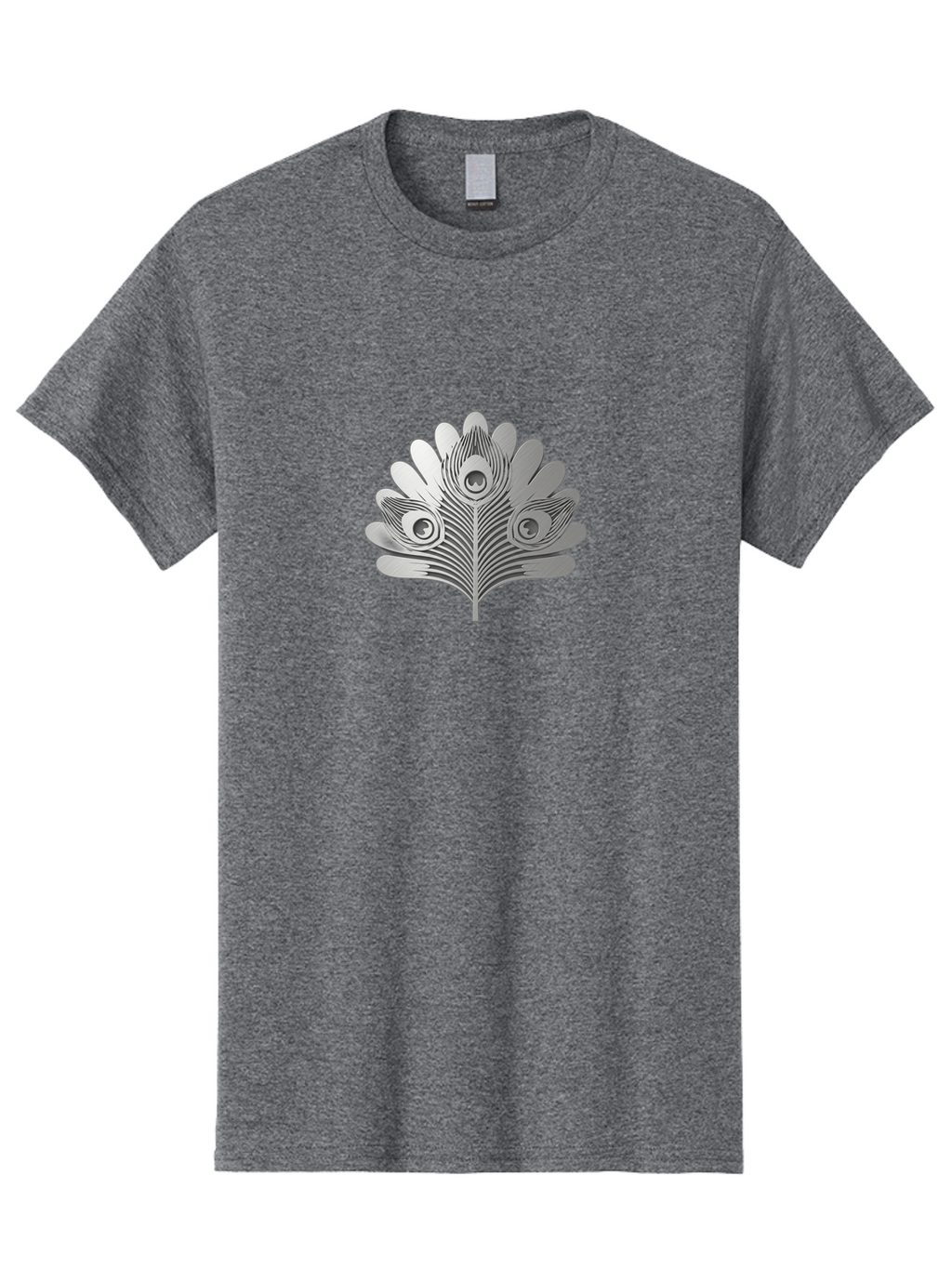 Peacock-Feather-9 Men'S Graphic Tee, 100% Cotton, Comfortable Casual Summer Wear, Machine Washable, Symbolic Design, Ornate Patterns, Feathered Motifs, Elegant Graphics, Detailed Artwork, Stylish Emblem, Luxury Icon, Decorative Elements Bab117