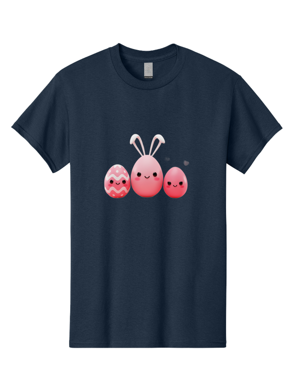 Pink-Easter-Eggs Men'S Graphic Tee, 100% Cotton, Comfortable Casual Summer Wear, Machine Washable, Pink Easter Eggs, Cute Easter Eggs, Easter Egg Hunt, Adorable Eggs, Egg Characters, Easter Bunny, Happy Easter, Funny Easter Eggs, Bab163