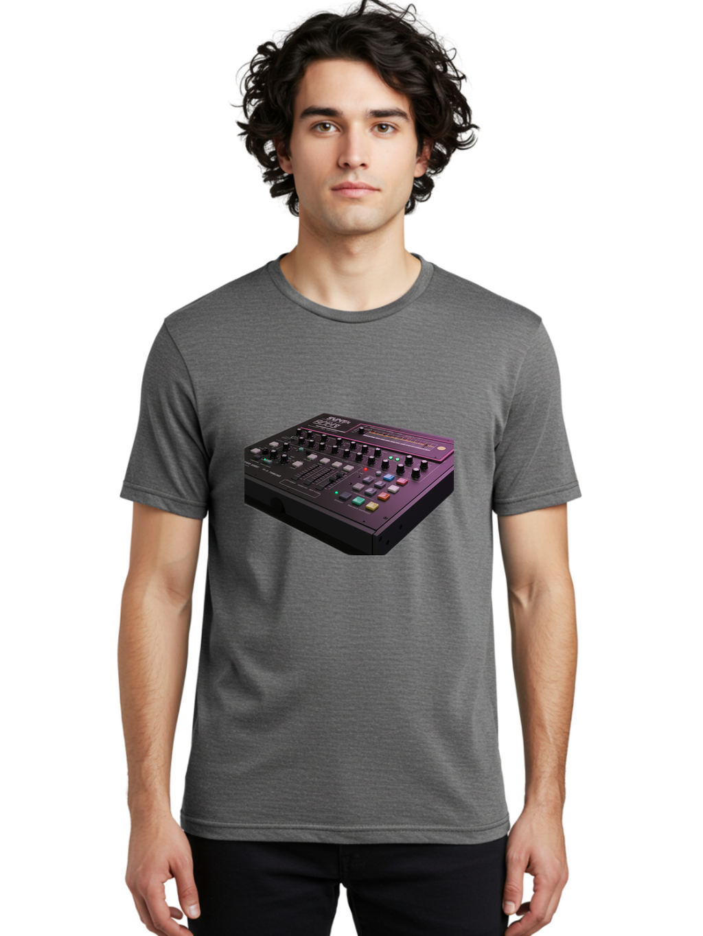 Pioneer-Dj-Ddj-400 Men'S Graphic Tee, 100% Cotton, Comfortable Casual Summer Wear, Machine Washable, Synthesizer, Audio Equipment, Music Production, Sound Design, Electronic Music, Knob Controls, Button Controls, Music Software, Bab195