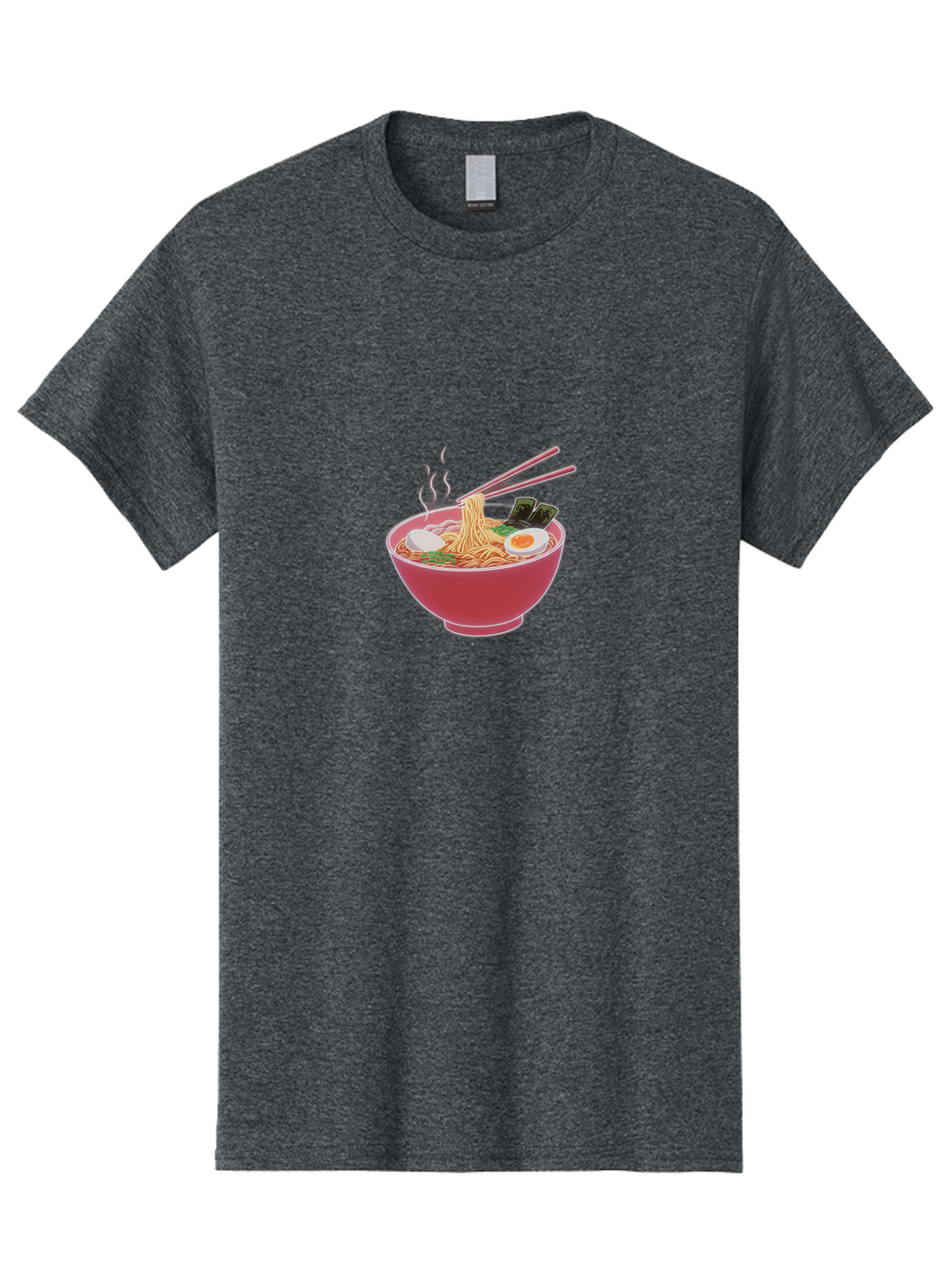 Ramen-Noodles-4 Men'S Graphic Tee, 100% Cotton, Comfortable Casual Summer Wear, Machine Washable, Steaming Hot Ramen, Bowl Of Noodles, Sliced Boiled Egg, Seaweed, Savory Toppings, Asian Cuisine, Comfort Food, Delicious Meal, Bab312
