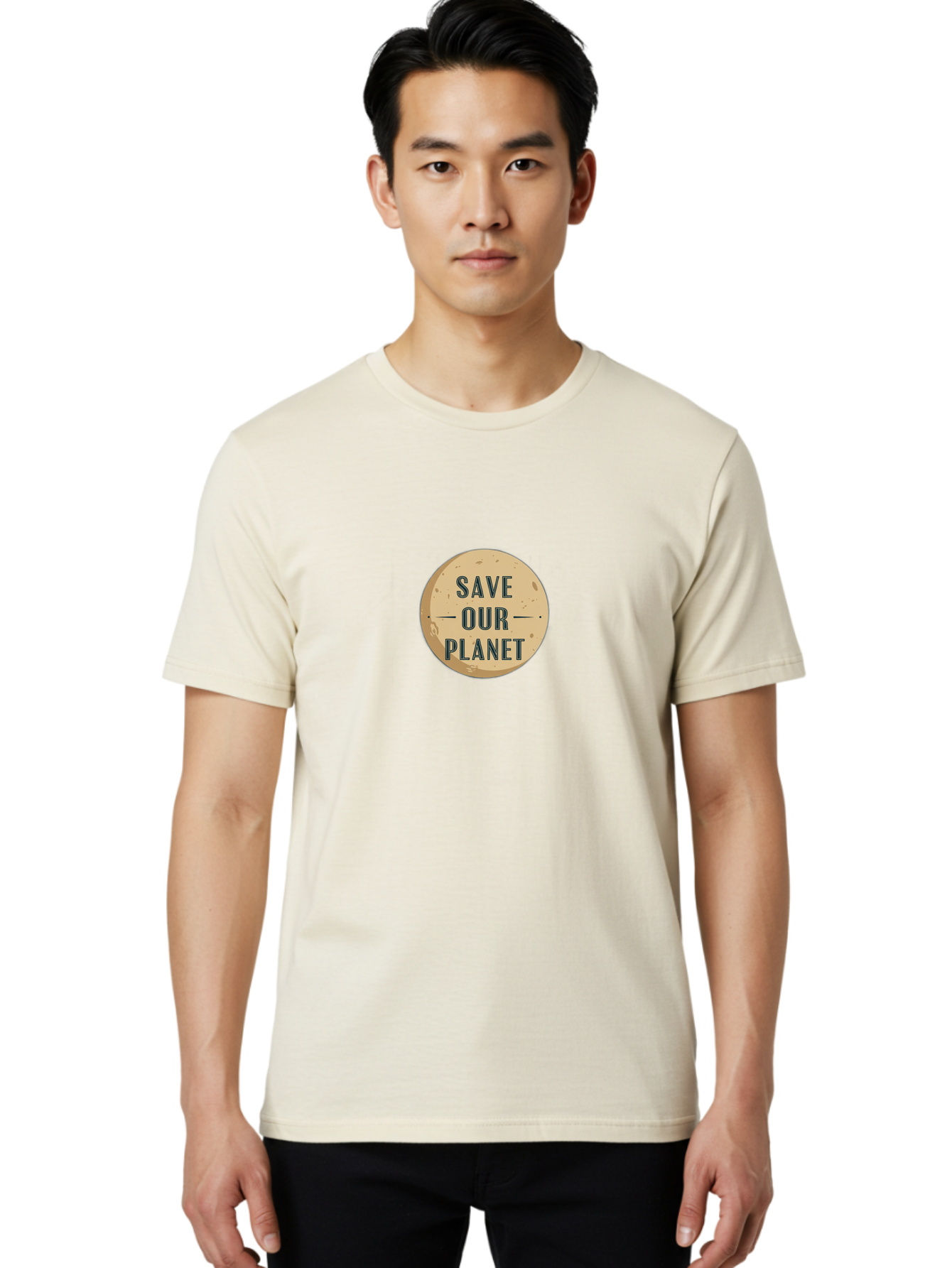 Save-Our-Planet-6 Men'S Graphic Tee, 100% Cotton, Comfortable Casual Summer Wear, Machine Washable, Save Our Planet, Earth Conservation, Environmental Protection, Eco Friendly Message, Global Sustainability, Planet Care Bab382