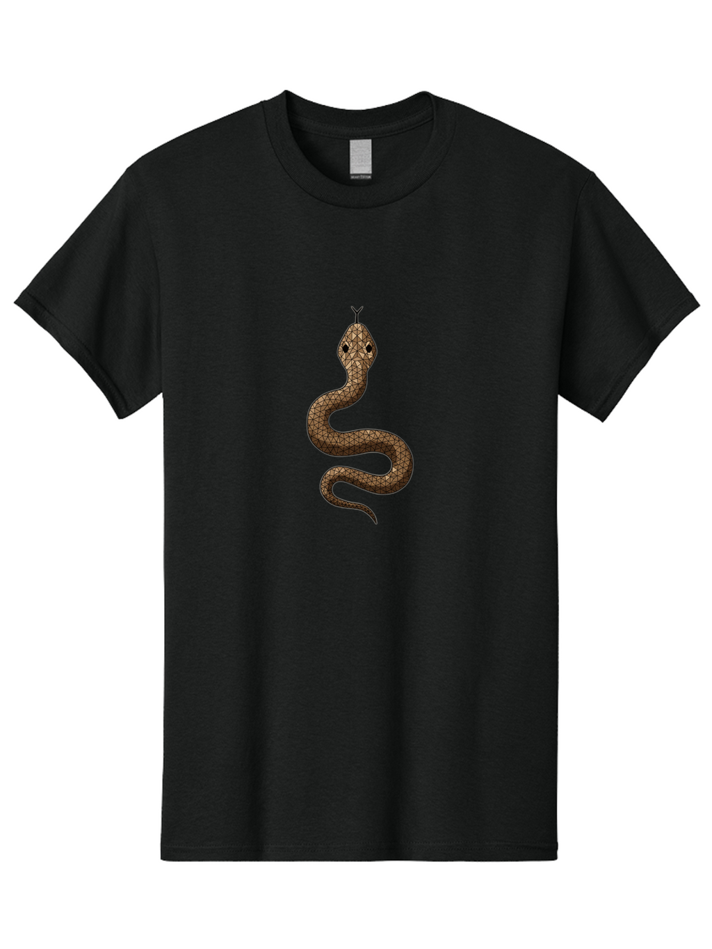 Snake Men'S Graphic Tee, 100% Cotton, Comfortable Casual Summer Wear, Machine Washable, Snake Illustration, Reptile Art, Snake Design, Geometric Patterns, Wildlife Graphics, Symbolic Imagery, Snake Motif, Tribal Art Bab428