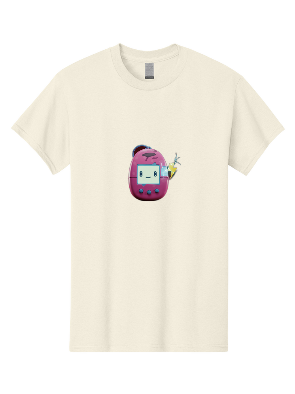 Tamagotchi-13 Men'S Graphic Tee, 100% Cotton, Comfortable Casual Summer Wear, Machine Washable, Retro Toy, Digital Pet, Nostalgic Game, Tamagotchi, Playful Design, Childrens Toy, Cute Character, Handheld Game, Vintage Tech Bab494