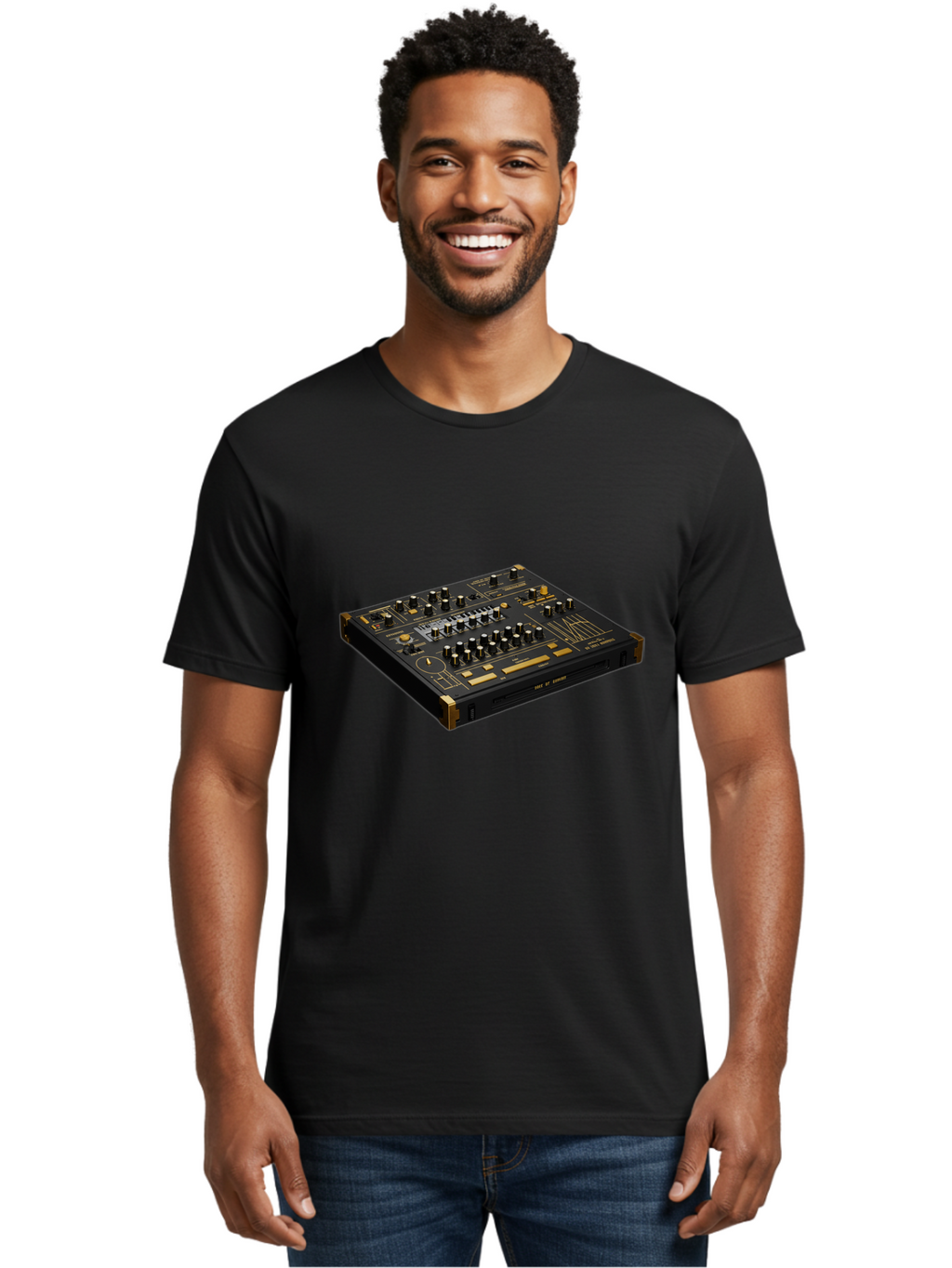 Traktor-Kontrol-S2 Men'S Graphic Tee, 100% Cotton, Comfortable Casual Summer Wear, Machine Washable, Dj Equipment, Sound Mixer, Music Production, Audio Interface, Professional Djing, Electronic Dance Music, Sound Control, Beat Mixing, Bab543