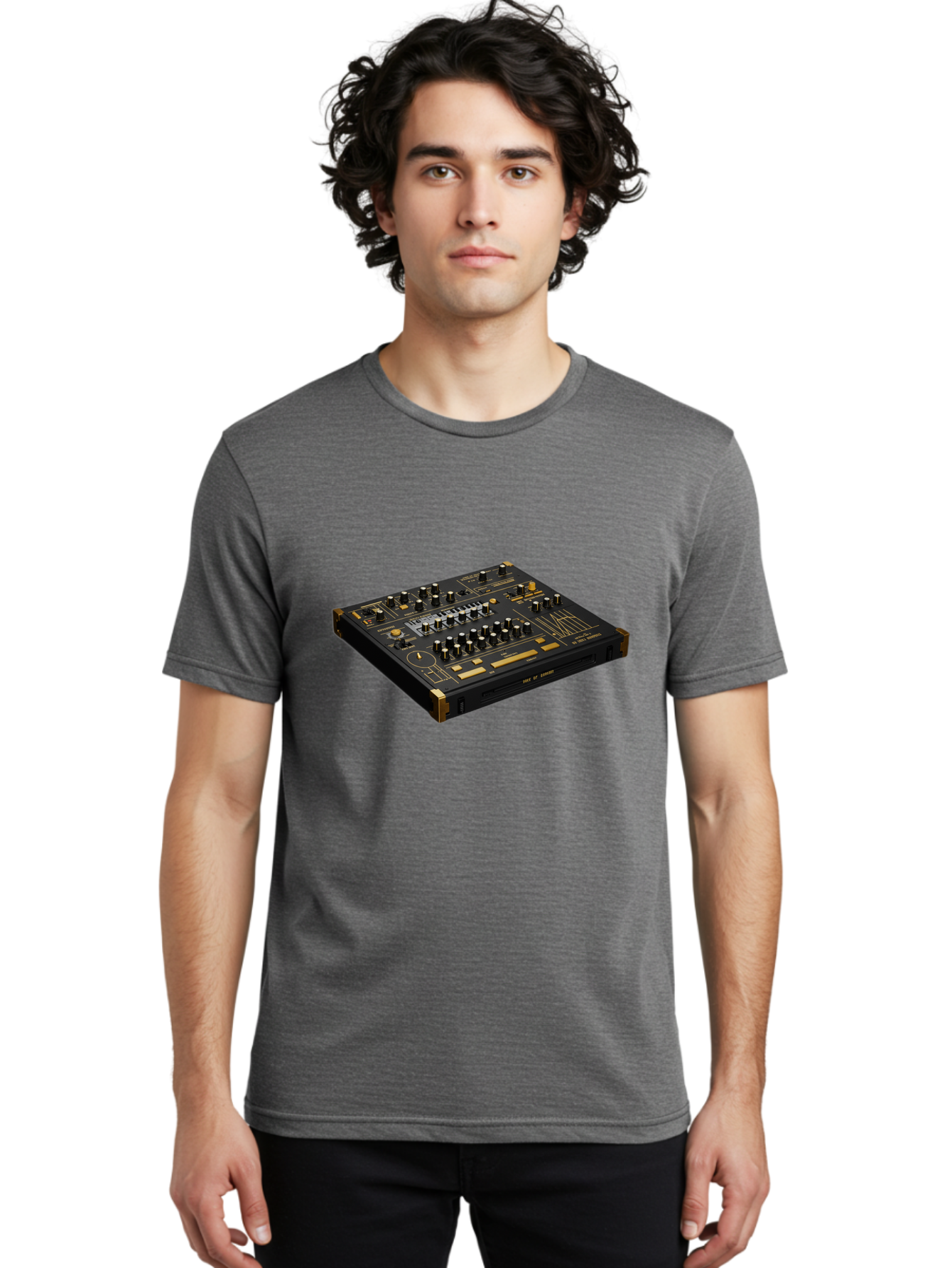 Traktor-Kontrol-S2 Men'S Graphic Tee, 100% Cotton, Comfortable Casual Summer Wear, Machine Washable, Dj Equipment, Sound Mixer, Music Production, Audio Interface, Professional Djing, Electronic Dance Music, Sound Control, Beat Mixing, Bab543