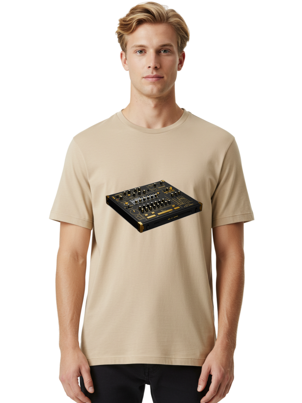 Traktor-Kontrol-S2 Men'S Graphic Tee, 100% Cotton, Comfortable Casual Summer Wear, Machine Washable, Dj Equipment, Sound Mixer, Music Production, Audio Interface, Professional Djing, Electronic Dance Music, Sound Control, Beat Mixing, Bab543