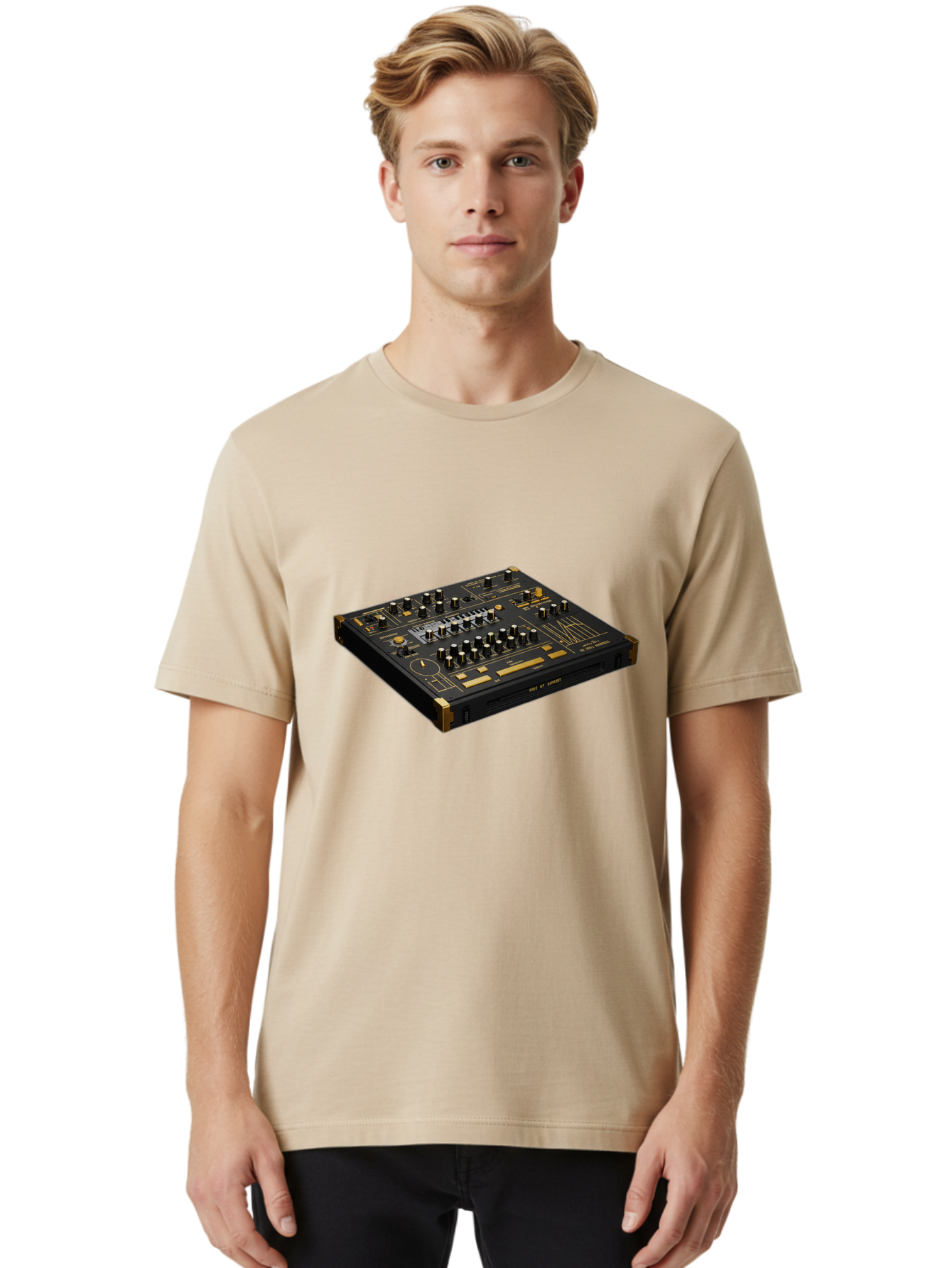 Traktor-Kontrol-S2 Men'S Graphic Tee, 100% Cotton, Comfortable Casual Summer Wear, Machine Washable, Dj Equipment, Sound Mixer, Music Production, Audio Interface, Professional Djing, Electronic Dance Music, Sound Control, Beat Mixing, Bab543