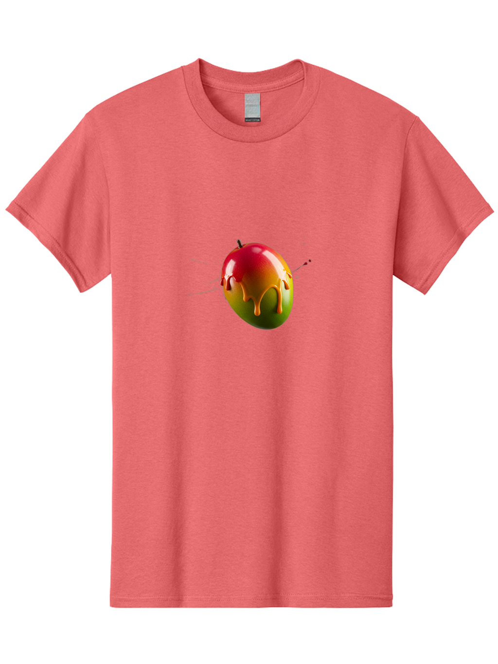 Caramel-Apple Men'S Graphic Tee, 100% Cotton, Comfortable Casual Summer Wear, Machine Washable, Ladybug, Red And Black Ladybug, 3D Illustration, Shiny Ladybug, Ladybug With Orange Liquid, Insect, Ladybug Illustration Bab715