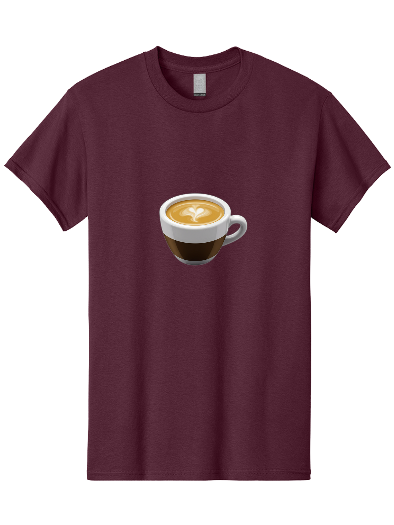 Coffee-2 Men'S Graphic Tee, 100% Cotton, Comfortable Casual Summer Wear, Machine Washable, Coffee Cup, Latte Art, Heart Design, Coffee Drink, Espresso Cup, Creamy Texture, Morning Coffee, Coffee Beverage Bab768