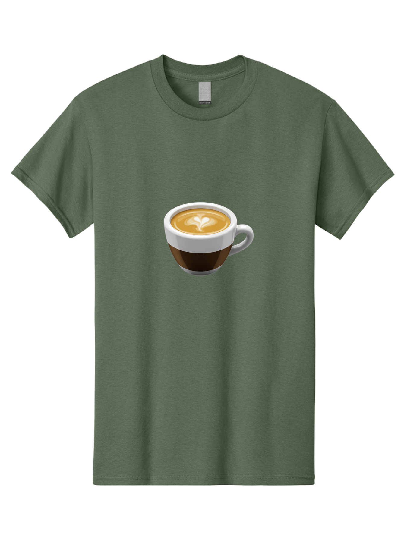Coffee-2 Men'S Graphic Tee, 100% Cotton, Comfortable Casual Summer Wear, Machine Washable, Coffee Cup, Latte Art, Heart Design, Coffee Drink, Espresso Cup, Creamy Texture, Morning Coffee, Coffee Beverage Bab768