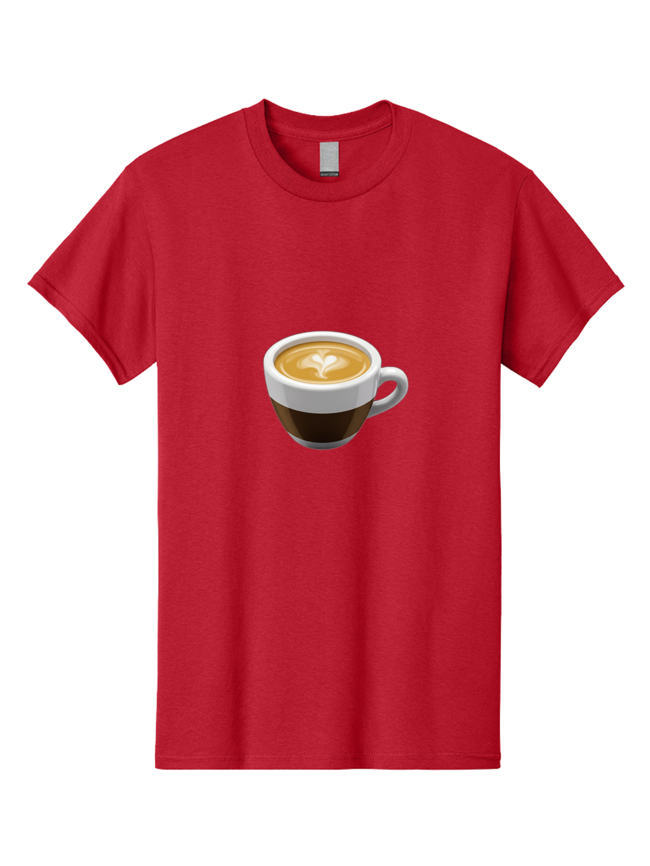 Coffee-2 Men'S Graphic Tee, 100% Cotton, Comfortable Casual Summer Wear, Machine Washable, Coffee Cup, Latte Art, Heart Design, Coffee Drink, Espresso Cup, Creamy Texture, Morning Coffee, Coffee Beverage Bab768
