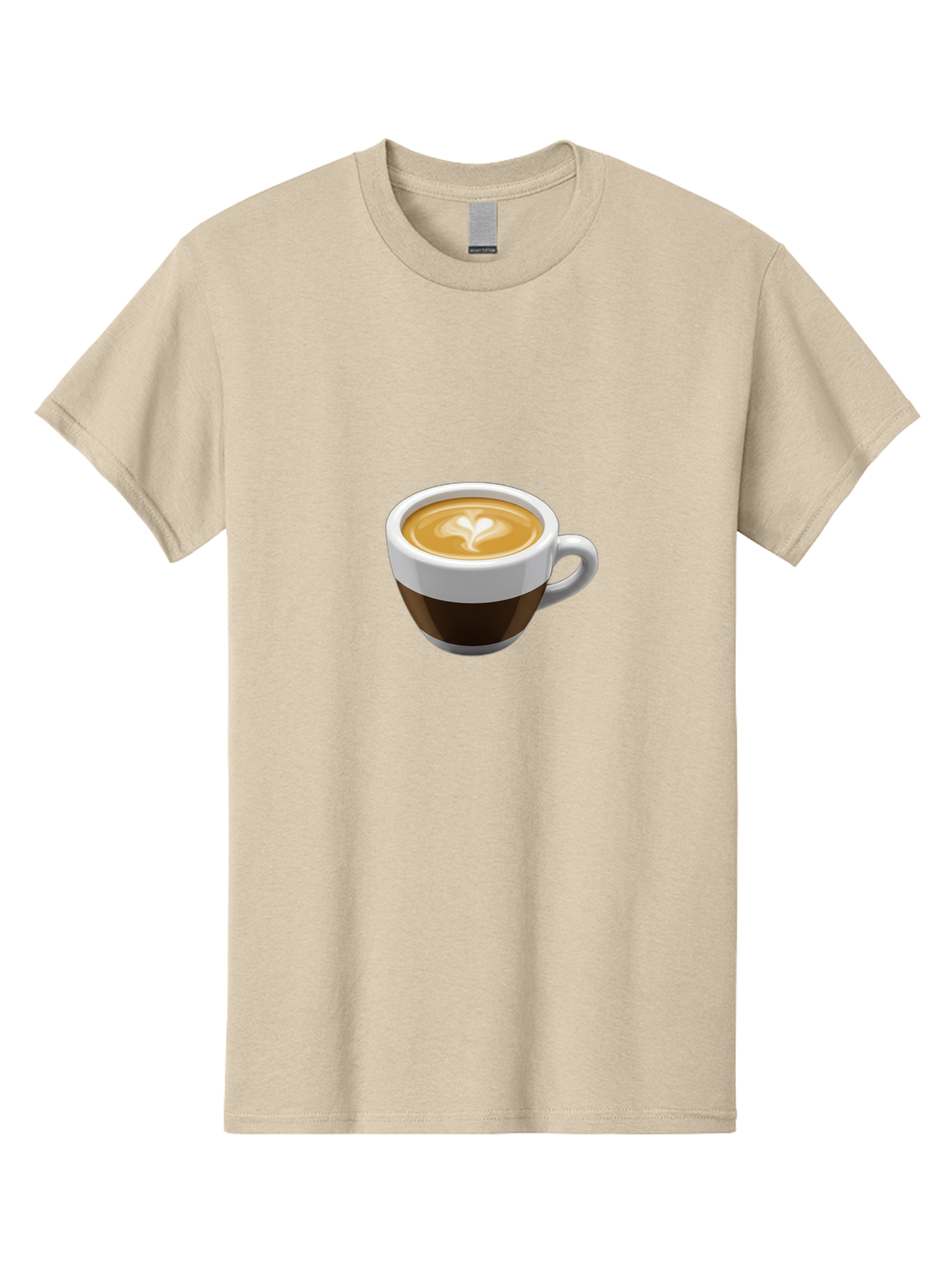 Coffee-2 Men'S Graphic Tee, 100% Cotton, Comfortable Casual Summer Wear, Machine Washable, Coffee Cup, Latte Art, Heart Design, Coffee Drink, Espresso Cup, Creamy Texture, Morning Coffee, Coffee Beverage Bab768