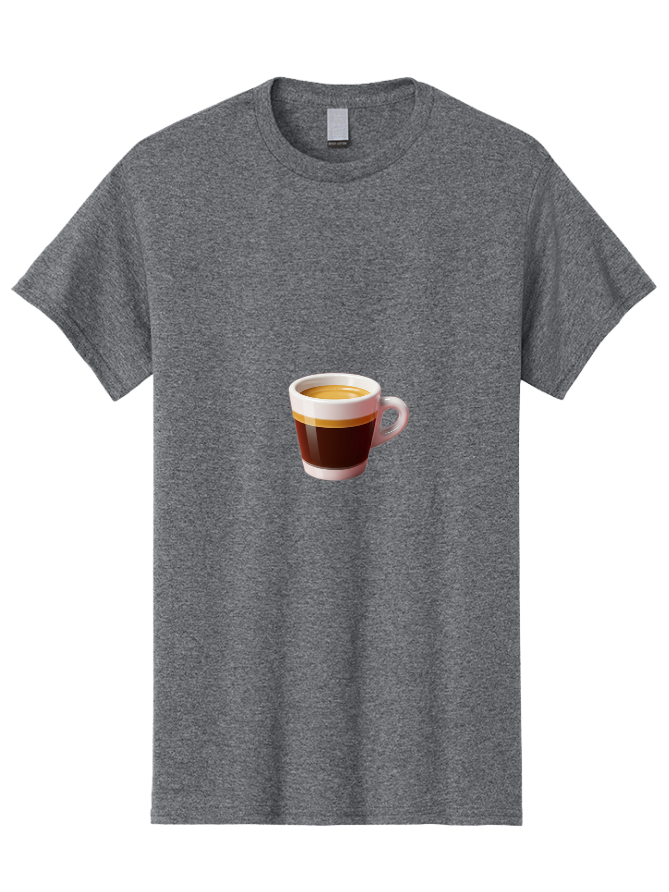 Coffee-Cup-6 Men'S Graphic Tee, 100% Cotton, Comfortable Casual Summer Wear, Machine Washable, Coffee Cup, Espresso, Dark Brown Coffee, Creamy Foam, Morning Coffee, Coffee Break, Daily Grind, Caffeine Fix Bab791