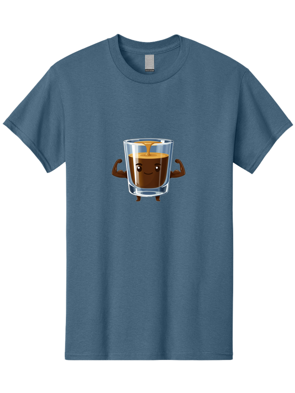 Coffee Men'S Graphic Tee, 100% Cotton, Comfortable Casual Summer Wear, Machine Washable, Cartoon Coffee, Strong Coffee, Animated Beverage, Humorous Design, Flexible Arms, Coffee Enthusiast, Cheerful Character, Coffee Lover, Funny Mascot Bab808