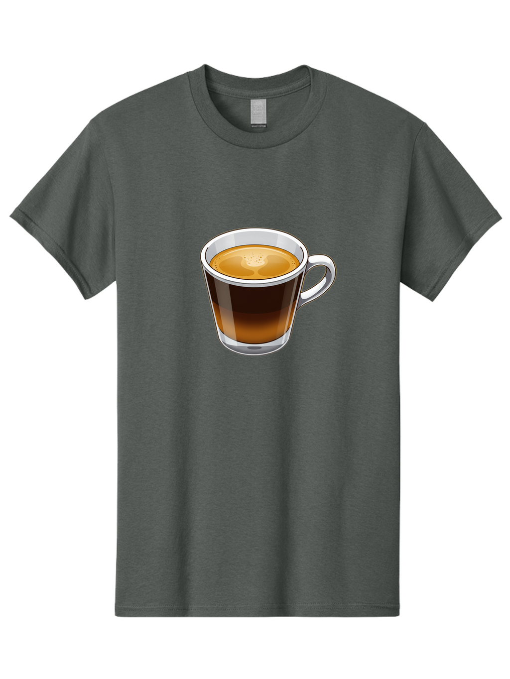 Cup-Of-Coffee-5 Men'S Graphic Tee, 100% Cotton, Comfortable Casual Summer Wear, Machine Washable, Coffee In A Mug, Espresso Cup, Coffee Beverage, Morning Coffee, Caffeine Drink, Hot Beverage, Coffee Culture Bab837