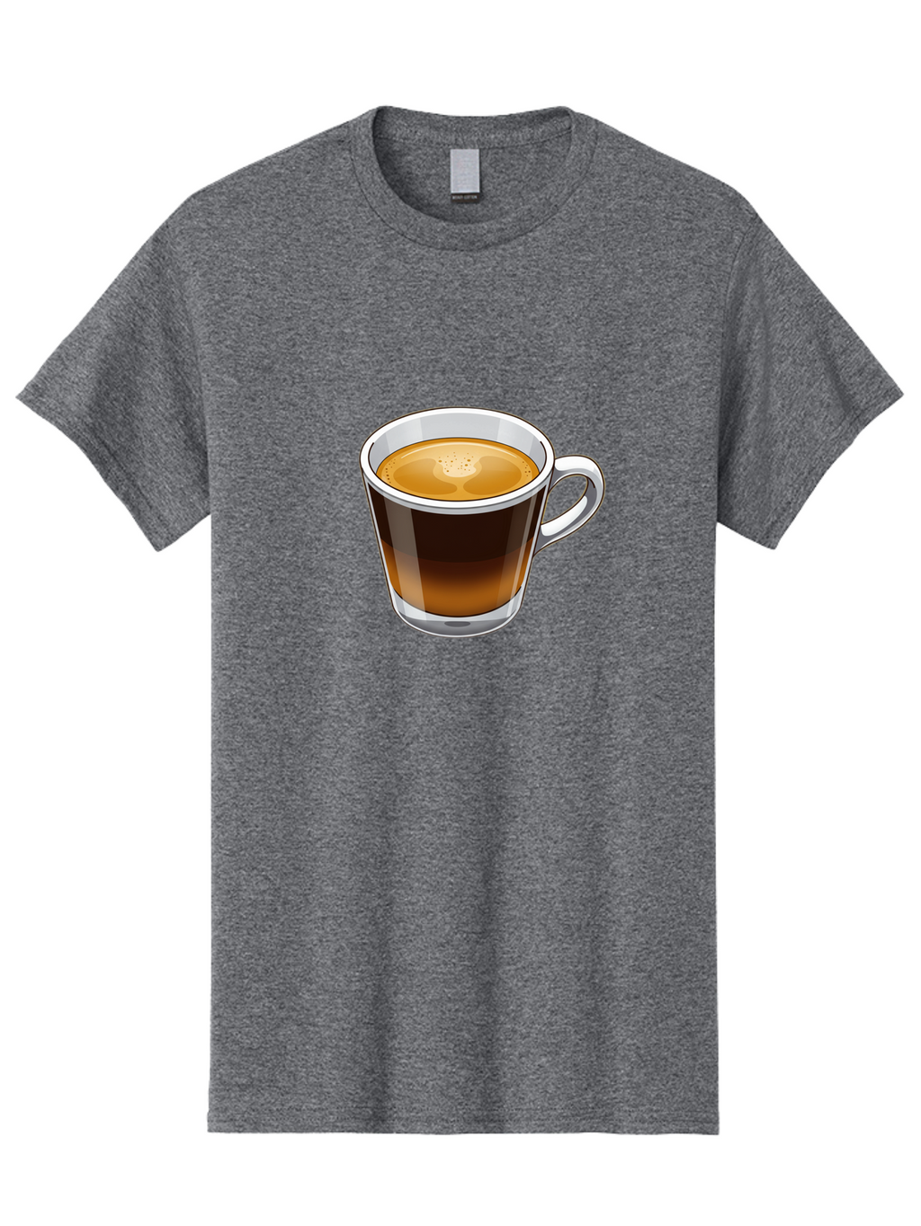 Cup-Of-Coffee-5 Men'S Graphic Tee, 100% Cotton, Comfortable Casual Summer Wear, Machine Washable, Coffee In A Mug, Espresso Cup, Coffee Beverage, Morning Coffee, Caffeine Drink, Hot Beverage, Coffee Culture Bab837