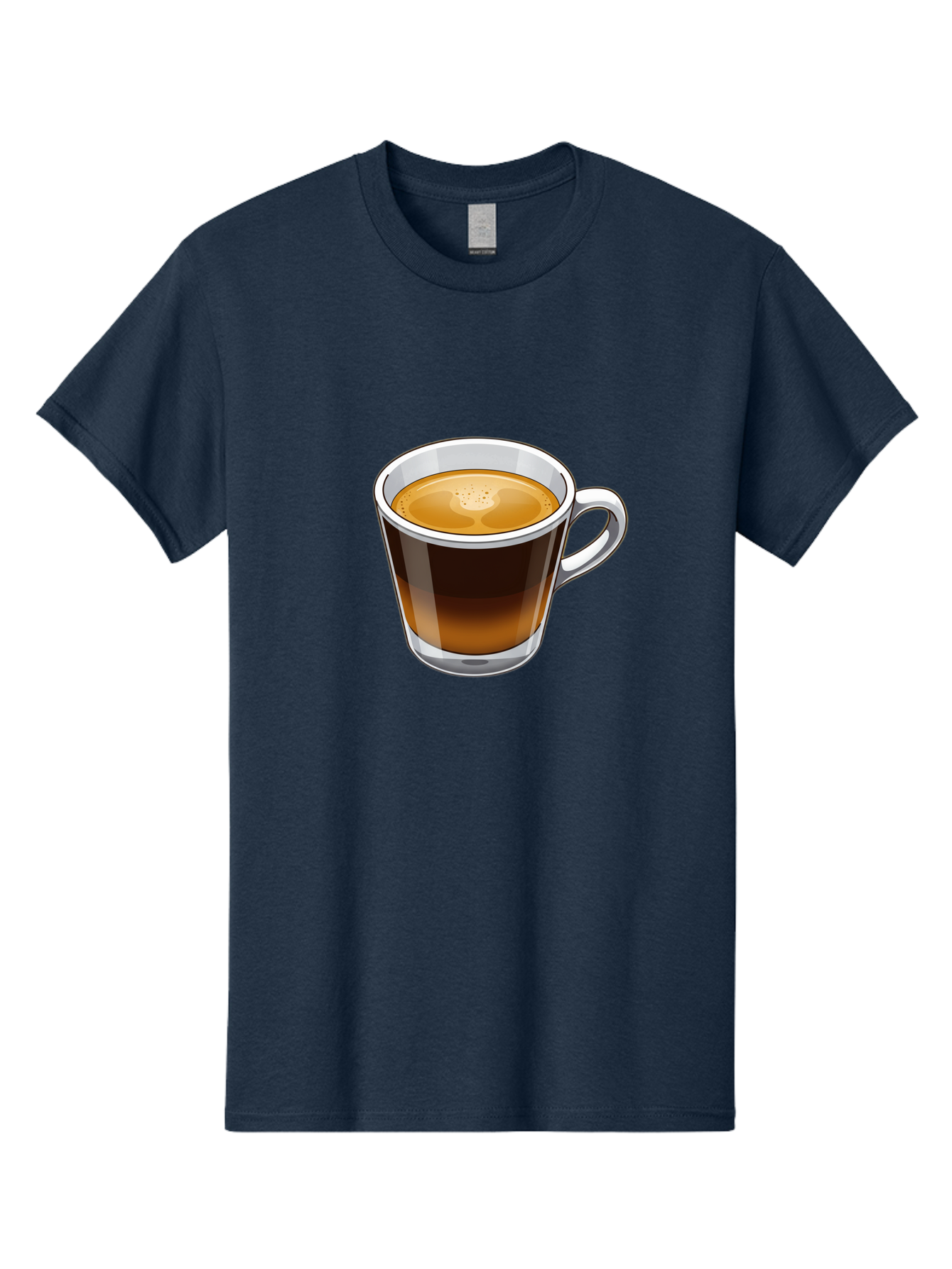 Cup-Of-Coffee-5 Men'S Graphic Tee, 100% Cotton, Comfortable Casual Summer Wear, Machine Washable, Coffee In A Mug, Espresso Cup, Coffee Beverage, Morning Coffee, Caffeine Drink, Hot Beverage, Coffee Culture Bab837