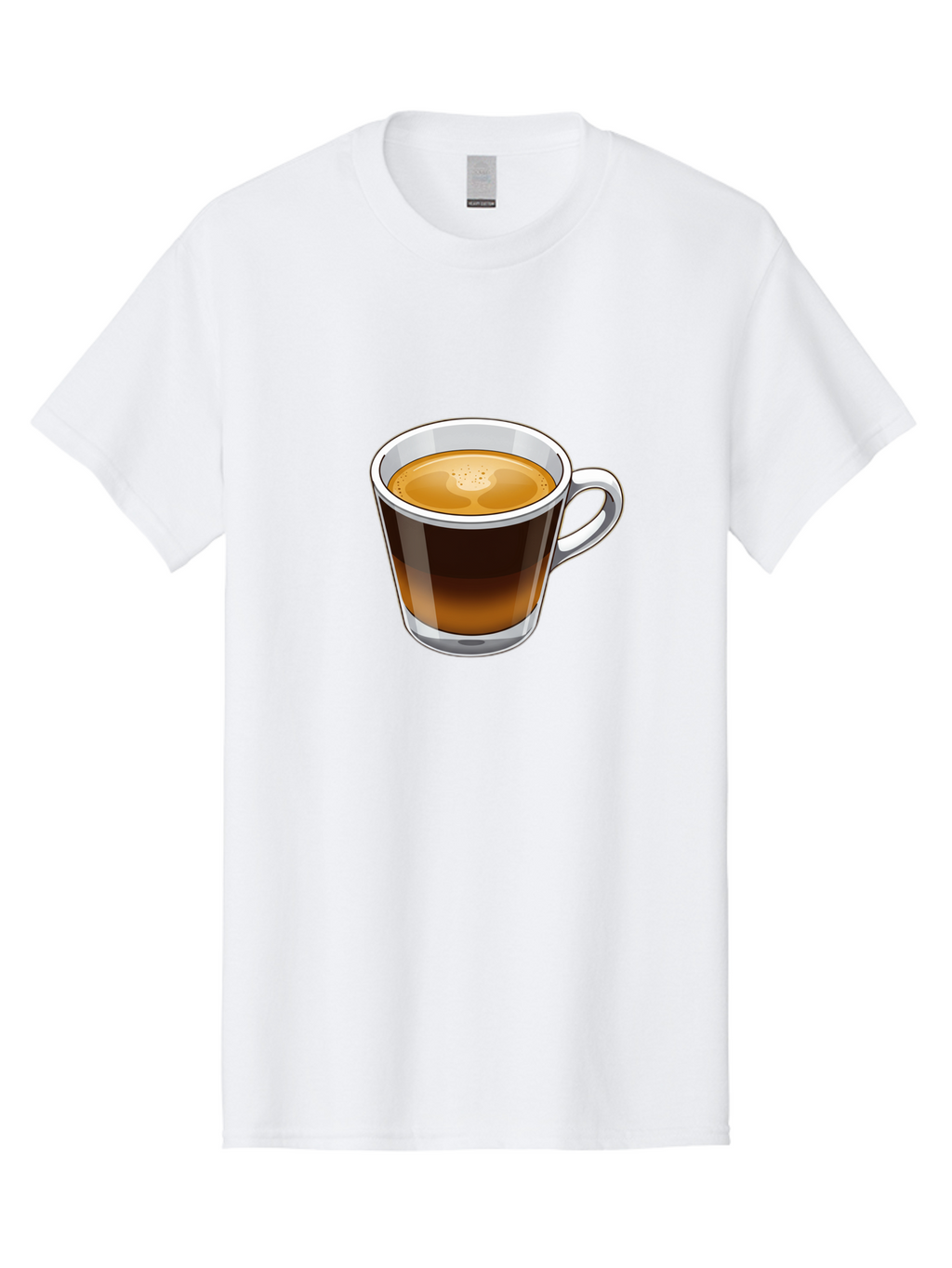 Cup-Of-Coffee-5 Men'S Graphic Tee, 100% Cotton, Comfortable Casual Summer Wear, Machine Washable, Coffee In A Mug, Espresso Cup, Coffee Beverage, Morning Coffee, Caffeine Drink, Hot Beverage, Coffee Culture Bab837
