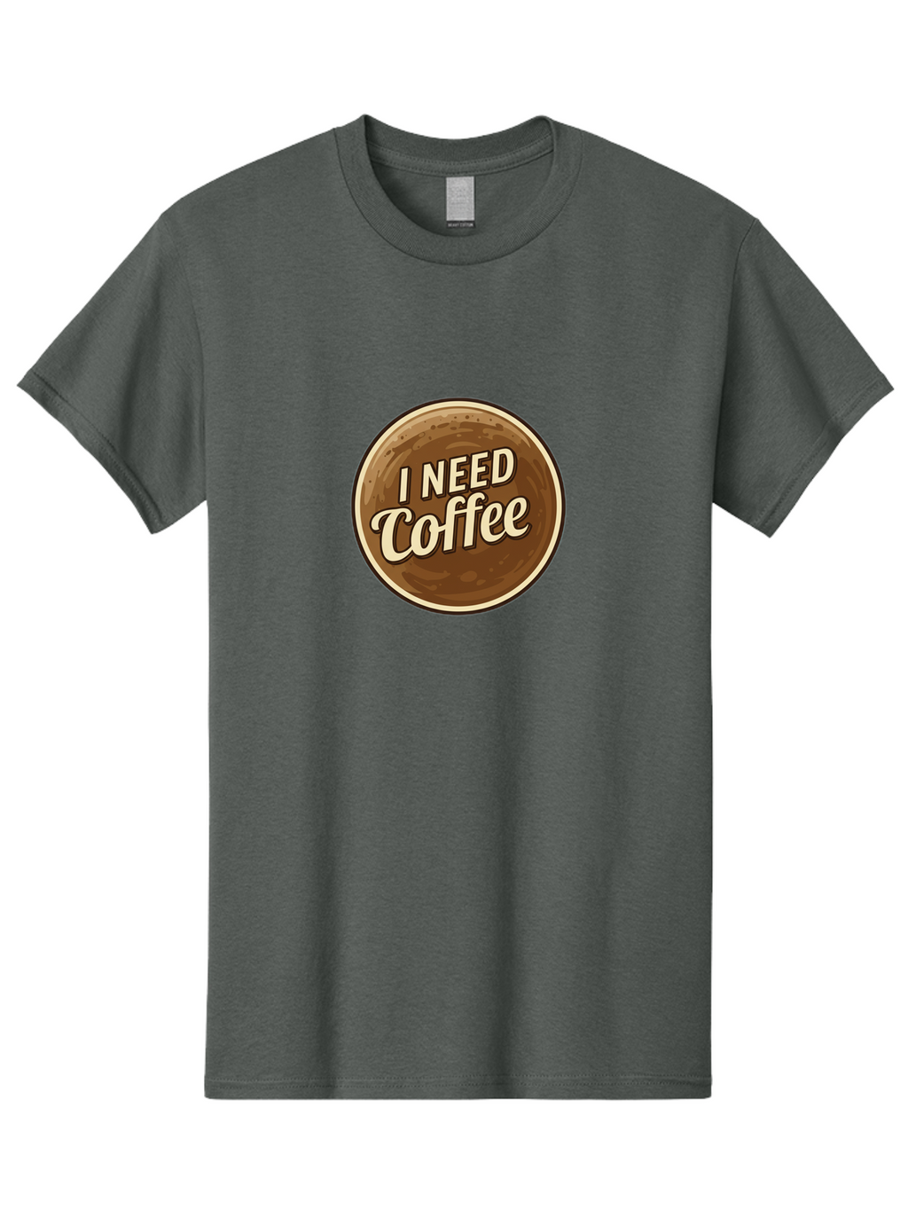 I-Need-Coffee-7 Men'S Graphic Tee, 100% Cotton, Comfortable Casual Summer Wear, Machine Washable, Coffee Cup, Coffee Lover, Need Coffee, Caffeine Fix, Morning Motivation, Coffee Break, Coffee Addiction, Coffee Culture Bac071