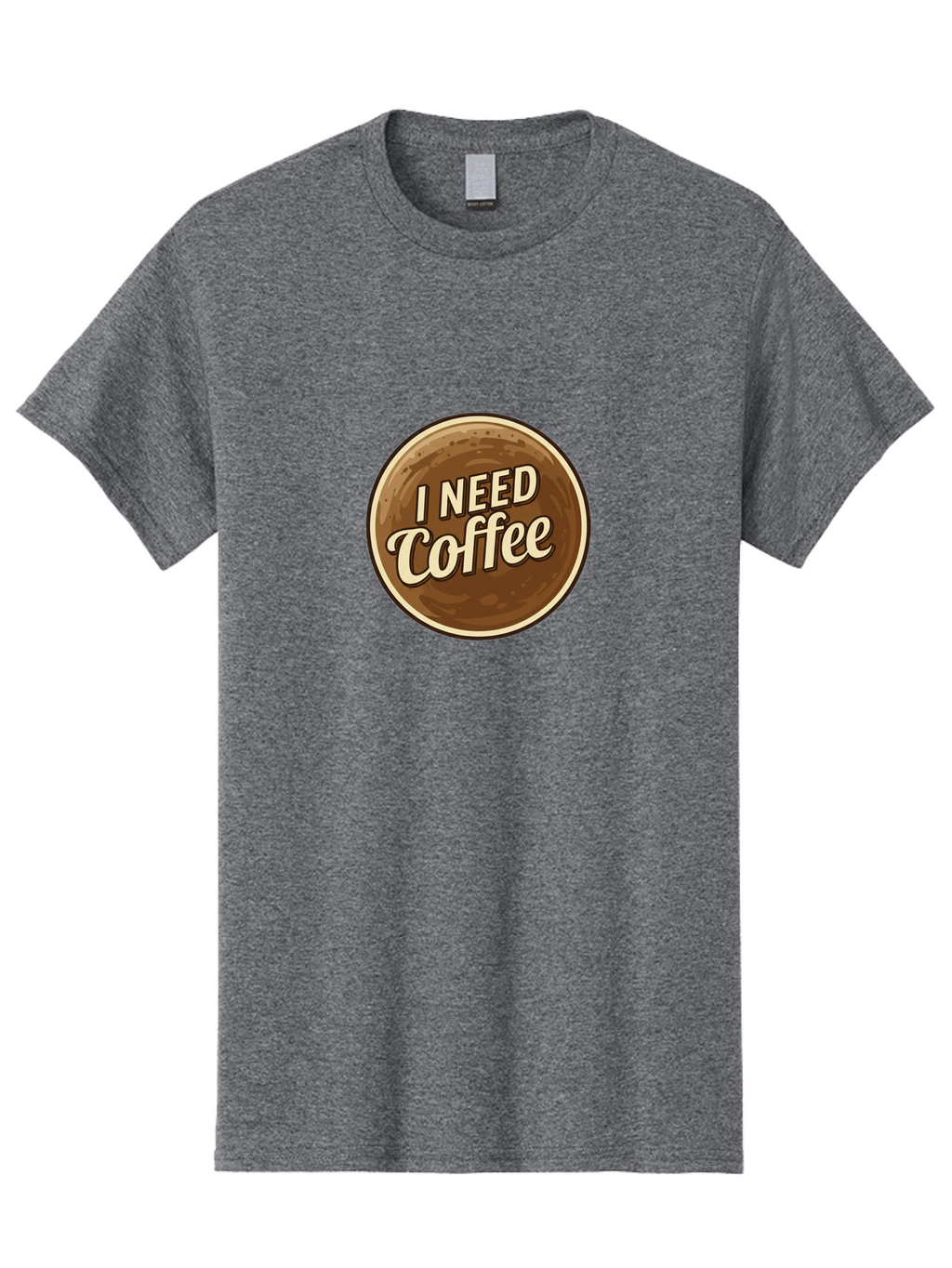 I-Need-Coffee-7 Men'S Graphic Tee, 100% Cotton, Comfortable Casual Summer Wear, Machine Washable, Coffee Cup, Coffee Lover, Need Coffee, Caffeine Fix, Morning Motivation, Coffee Break, Coffee Addiction, Coffee Culture Bac071