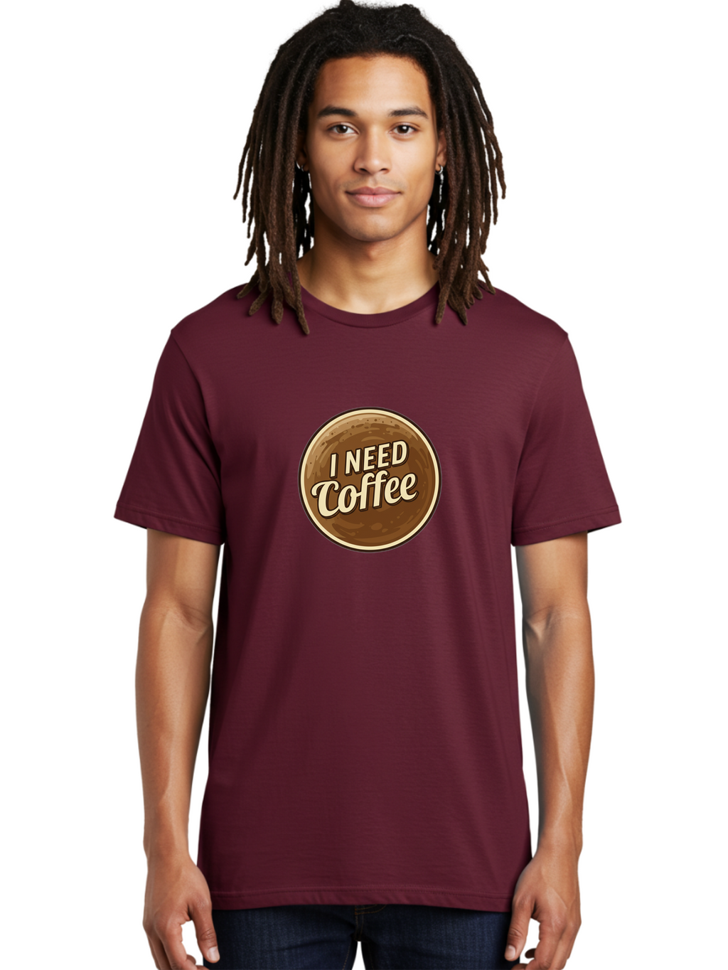 I-Need-Coffee-7 Men'S Graphic Tee, 100% Cotton, Comfortable Casual Summer Wear, Machine Washable, Coffee Cup, Coffee Lover, Need Coffee, Caffeine Fix, Morning Motivation, Coffee Break, Coffee Addiction, Coffee Culture Bac071