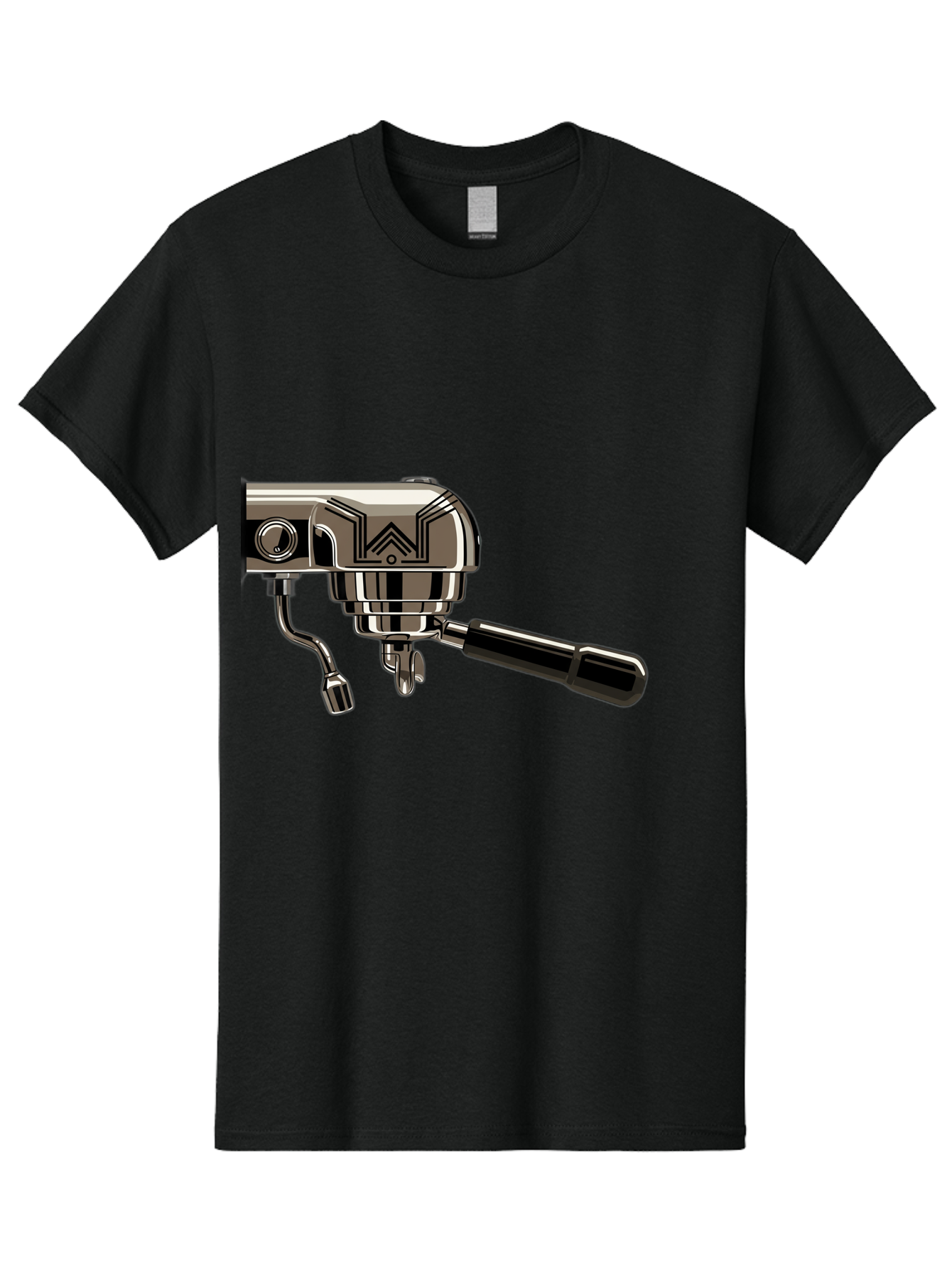 Manual-Coffee-Grinder Men'S Graphic Tee, 100% Cotton, Comfortable Casual Summer Wear, Machine Washable, Manual Coffee Grinder, Coffee Grinding, Hand Crank, Stainless Steel, Coffee Beans, Brewing Equipment, Kitchen Appliance Bac174