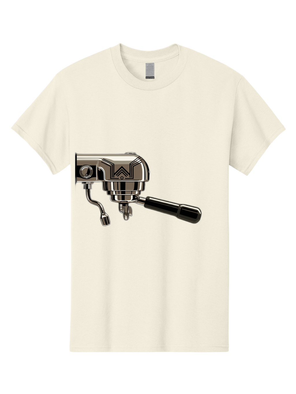 Manual-Coffee-Grinder Men'S Graphic Tee, 100% Cotton, Comfortable Casual Summer Wear, Machine Washable, Manual Coffee Grinder, Coffee Grinding, Hand Crank, Stainless Steel, Coffee Beans, Brewing Equipment, Kitchen Appliance Bac174