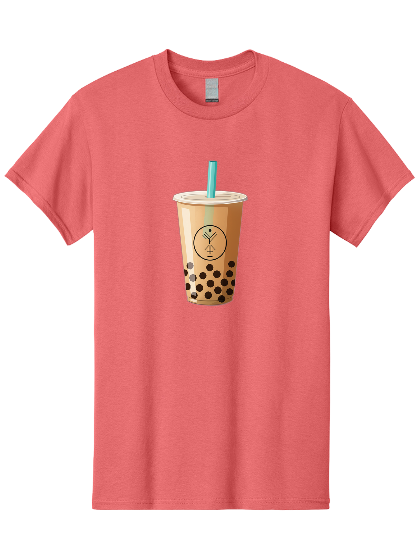 Boba-Tea-5 Men'S Graphic Tee, 100% Cotton, Comfortable Casual Summer Wear, Machine Washable, Milk Tea, Boba Drink, Bubble Tea, Tea With Tapioca Pearls, Cold Beverage, Refreshing Drink, Asian-Inspired, Trendy Drink, Iced Tea, Creamy Texture, Bac663