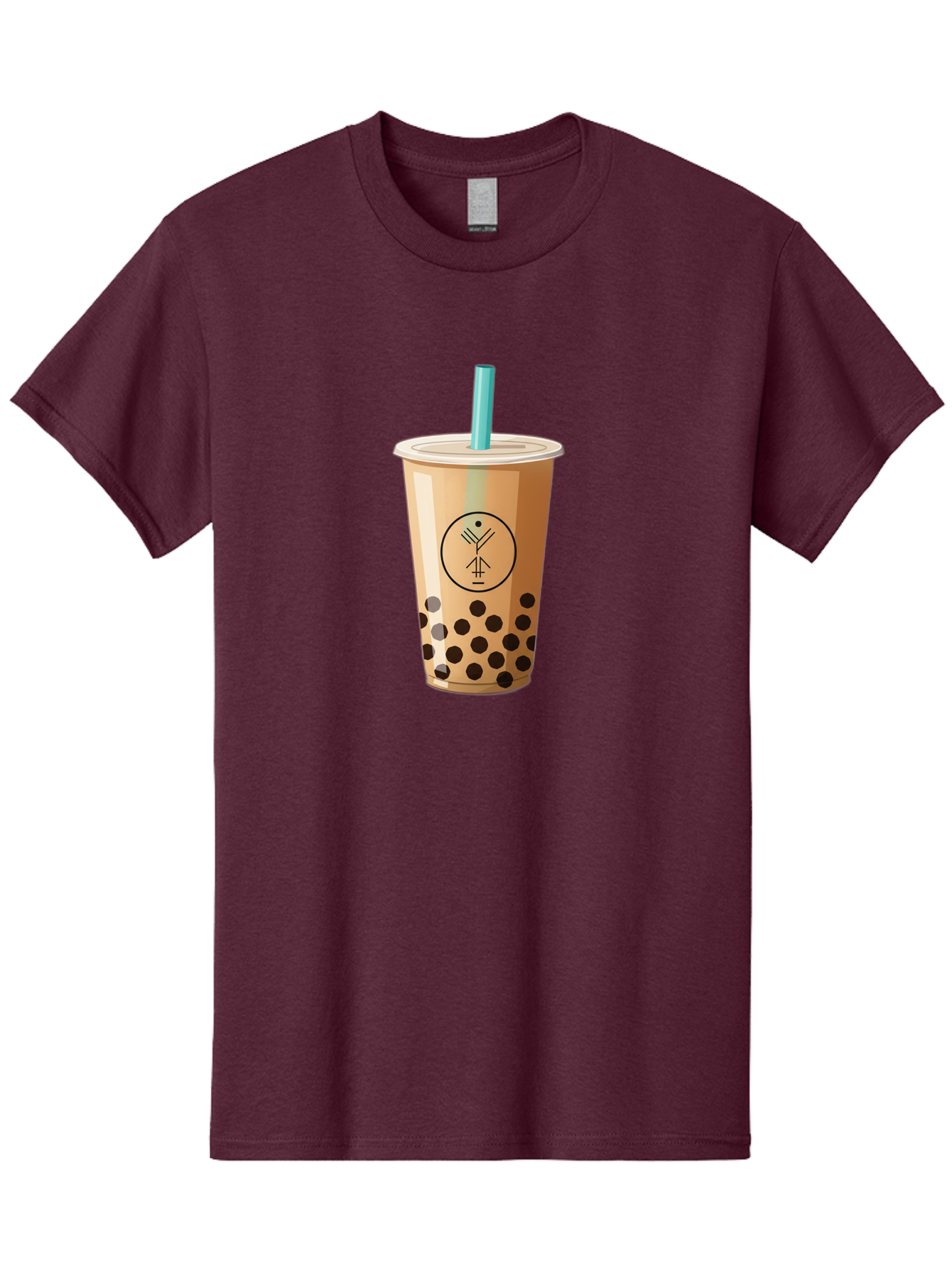 Boba-Tea-5 Men'S Graphic Tee, 100% Cotton, Comfortable Casual Summer Wear, Machine Washable, Milk Tea, Boba Drink, Bubble Tea, Tea With Tapioca Pearls, Cold Beverage, Refreshing Drink, Asian-Inspired, Trendy Drink, Iced Tea, Creamy Texture, Bac663