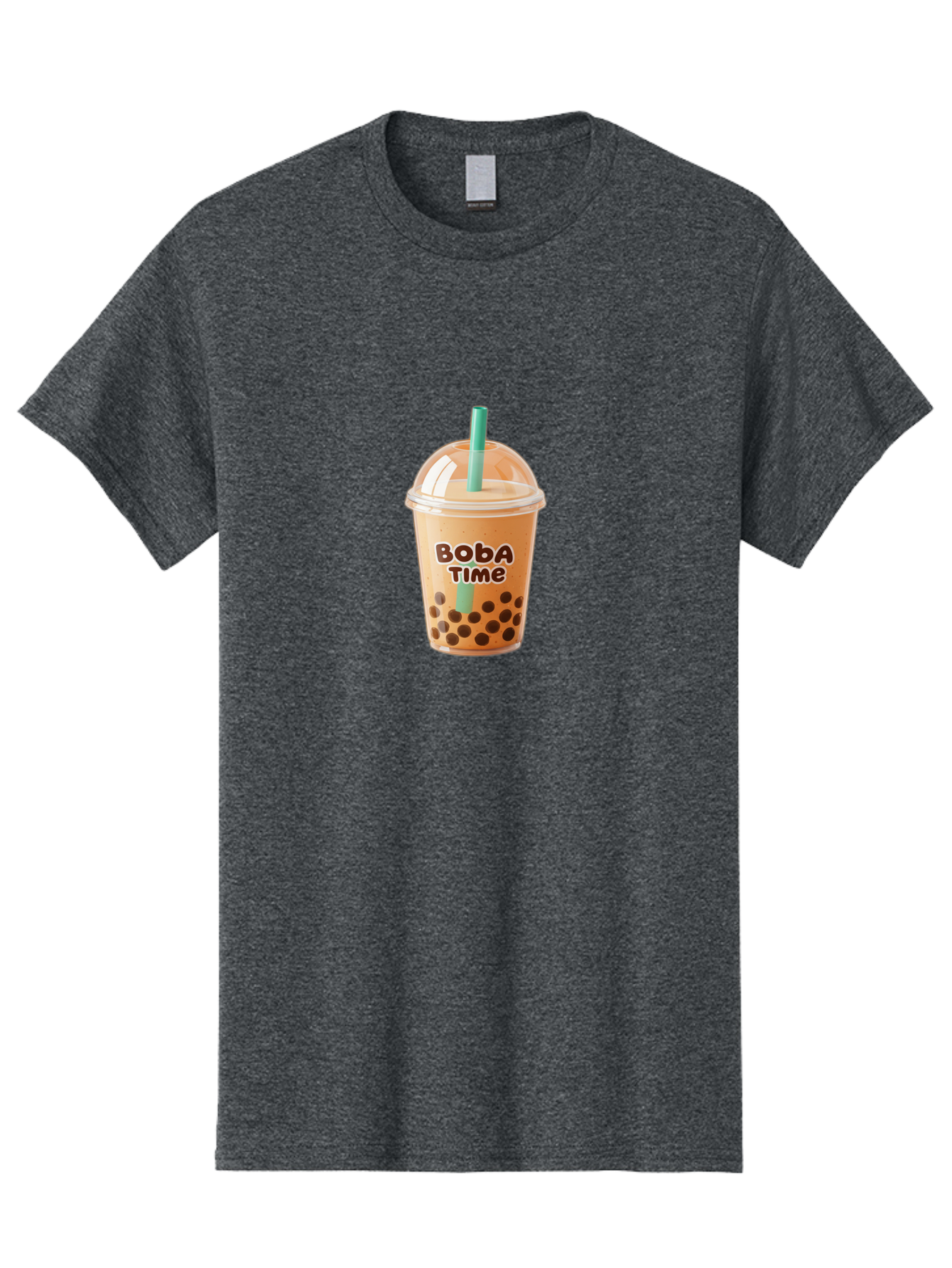 Boba-Time Men'S Graphic Tee, 100% Cotton, Comfortable Casual Summer Wear, Machine Washable, Boba Tea, Bubble Tea, Milk Tea, Tapioca Pearls, Tea Drink, Boba Time, Tea Culture, Milk Tea Lover, Boba Drink, Tea Time, Bubble Tea Lover Bac674