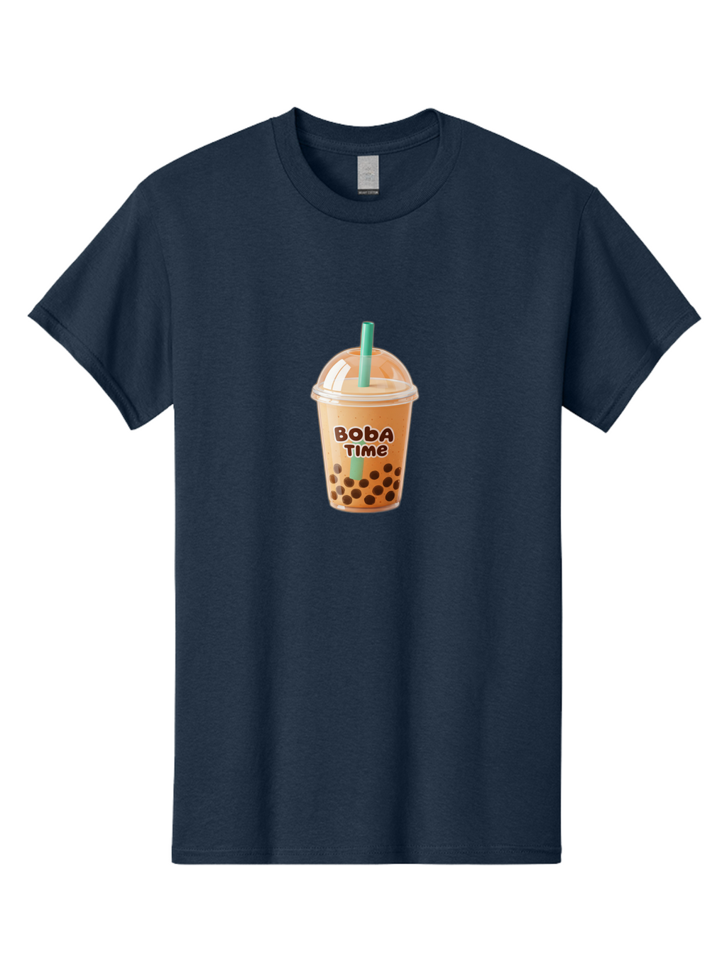 Boba-Time Men'S Graphic Tee, 100% Cotton, Comfortable Casual Summer Wear, Machine Washable, Boba Tea, Bubble Tea, Milk Tea, Tapioca Pearls, Tea Drink, Boba Time, Tea Culture, Milk Tea Lover, Boba Drink, Tea Time, Bubble Tea Lover Bac674