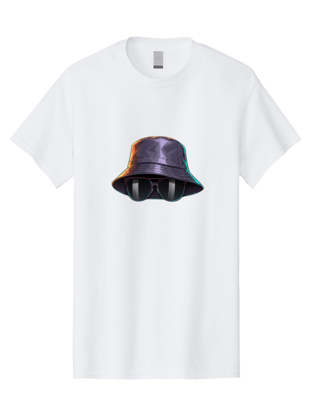 Bucket-Hat-And-Sunglasses-1 Men'S Graphic Tee, 100% Cotton, Comfortable Casual Summer Wear, Machine Washable, Stylish Accessories, Fashion Trends, Chic Sunglasses, Trendy Bucket Hat, Stylish Eyewear, Cool Shades, Fashion Accessories, Bac715