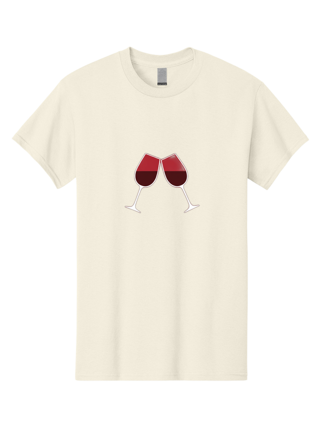 Clinking-Wine-Glasses Men'S Graphic Tee, 100% Cotton, Comfortable Casual Summer Wear, Machine Washable, Wine Glasses Clinking, Celebratory Toast, Red Wine, Luxury Beverage, Wine Tasting, Adult Beverage, Social Gathering, Celebration Moment Bac864