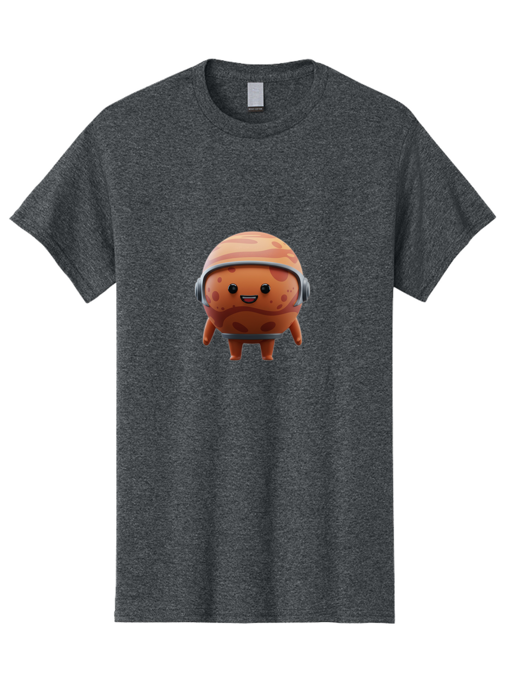 Cookie-Astronaut Men'S Graphic Tee, 100% Cotton, Comfortable Casual Summer Wear, Machine Washable, Cookie Character, Astronaut Helmet, Cartoon Cookie, Space-Themed Cookie, Cookie With Headphones, Digital Illustration, Fun Design, Cookie Mascot Bac899