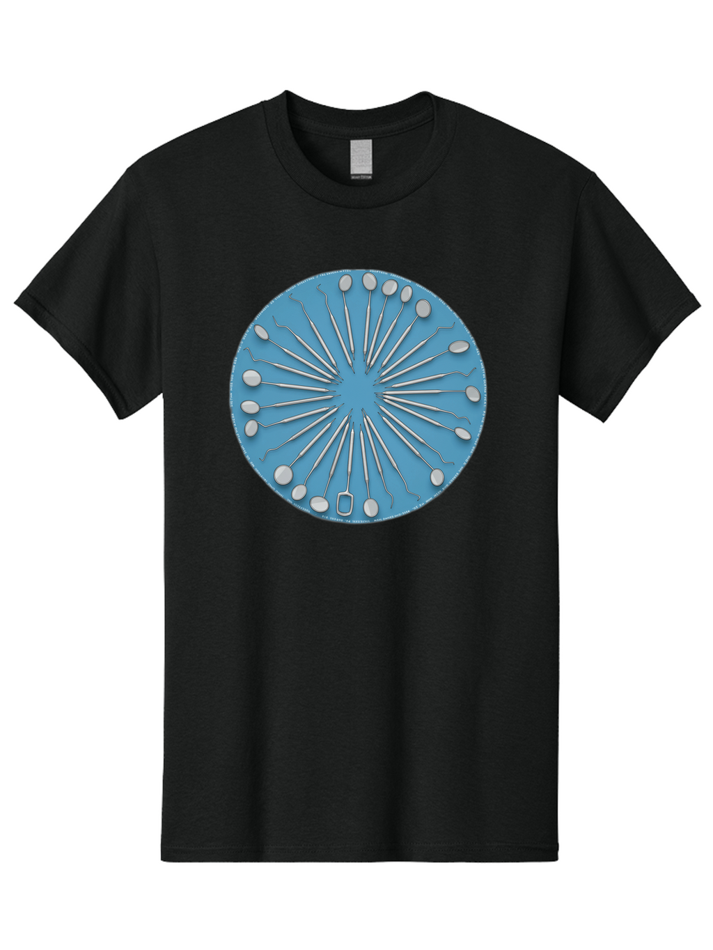 Dental-Instruments Men'S Graphic Tee, 100% Cotton, Comfortable Casual Summer Wear, Machine Washable, Dental Instruments, Dental Tools, Medical Equipment, Dental Care, Oral Health, Dental Hygiene, Dentist Tools, Dental Examination Bac983